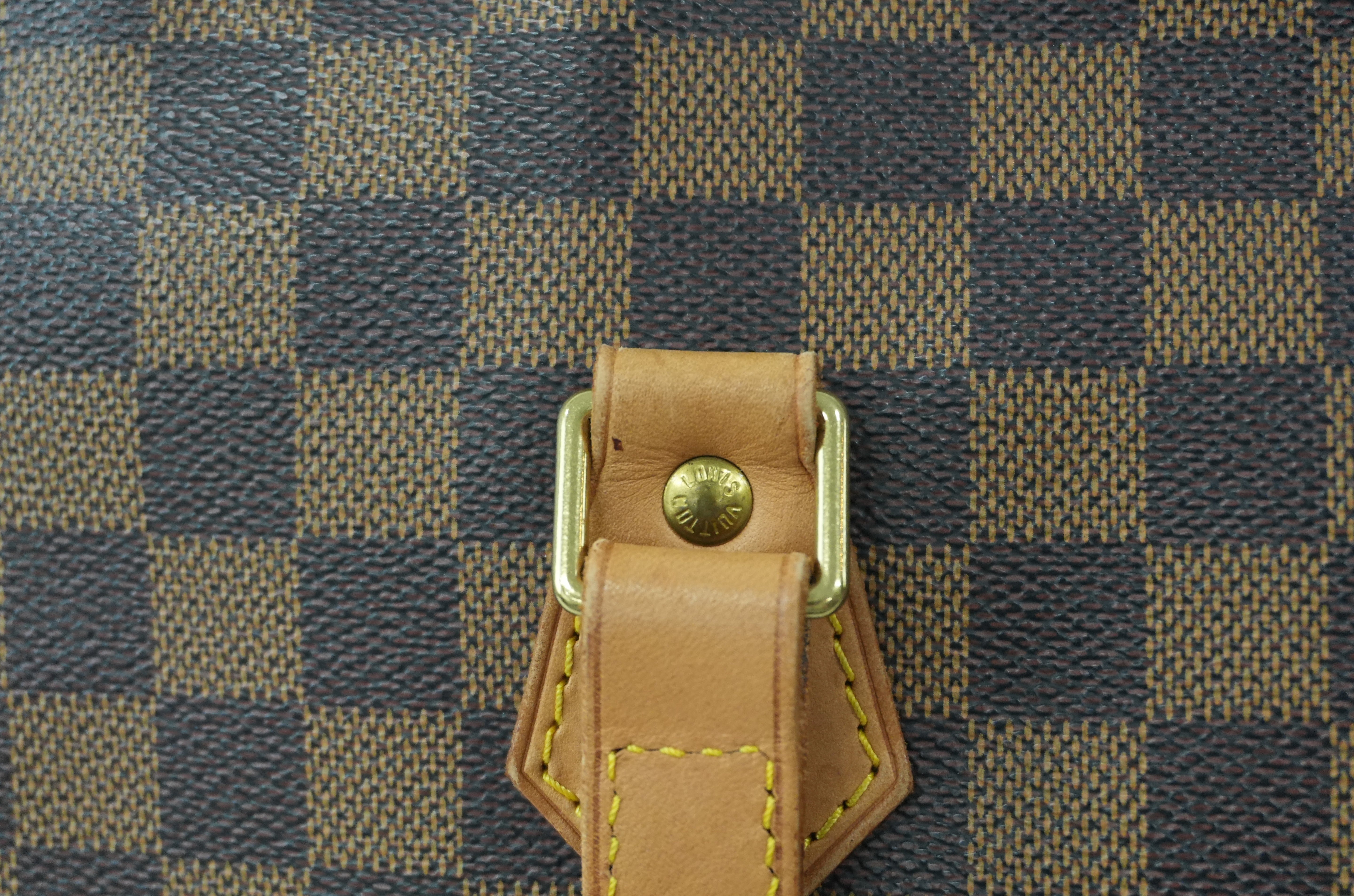 Louis Vuitton Damier Ebene Centenaire Columbine Shoulder Tote Bag Used