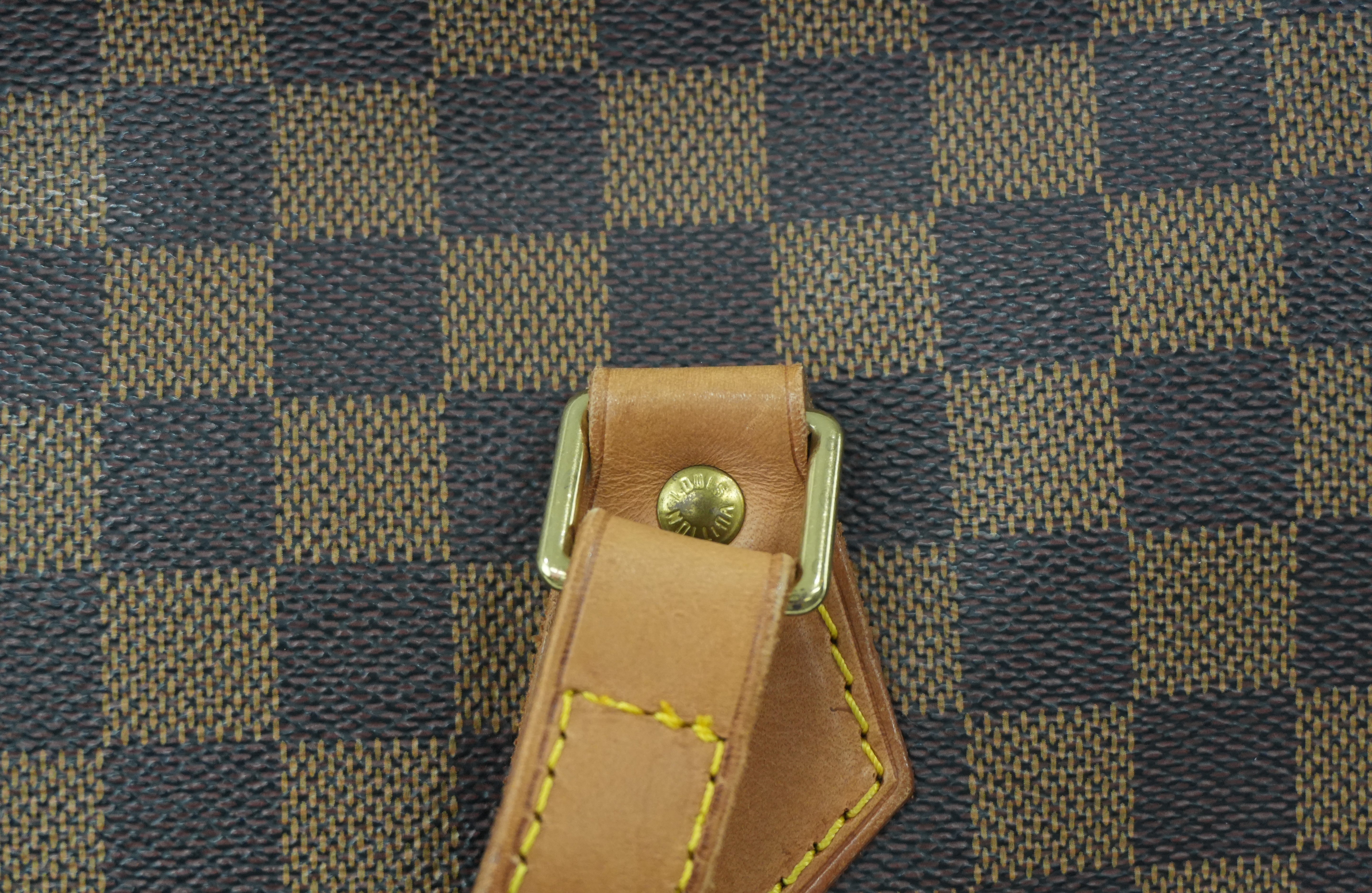 Louis Vuitton Damier Ebene Centenaire Columbine Shoulder Tote Bag Used