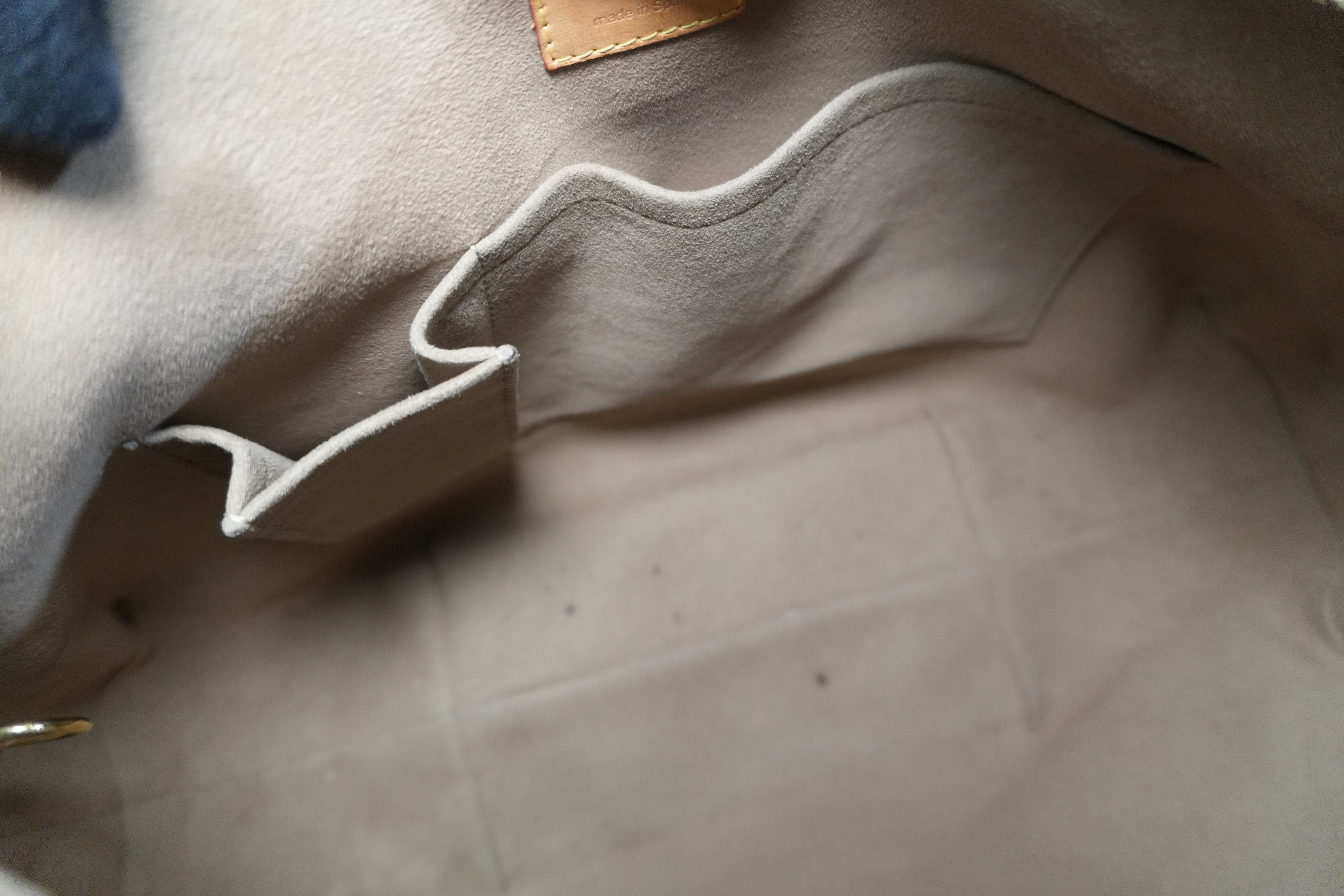 Pre-owned Louis Vuitton Multicolor Greta Tote Bag Black