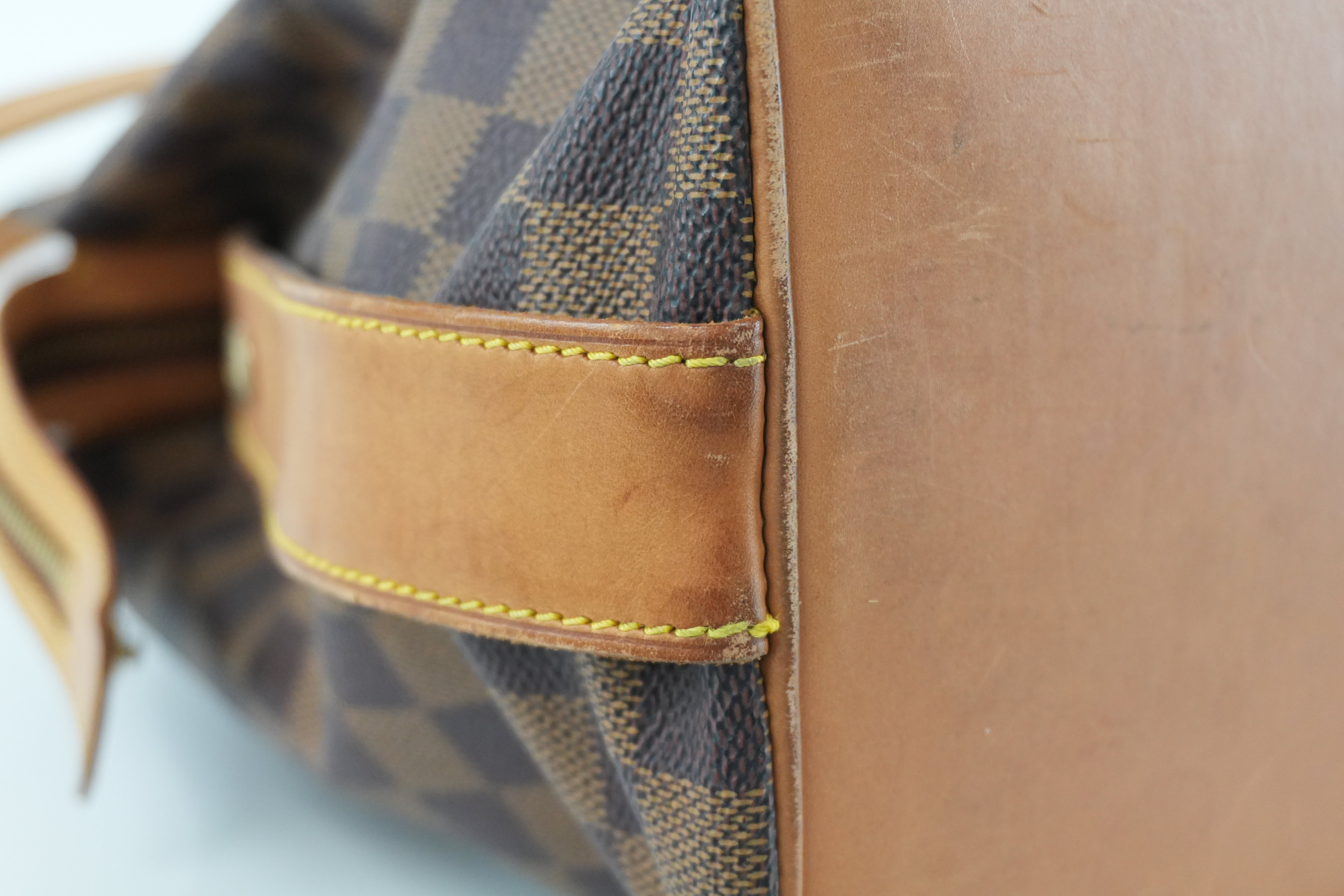 Louis Vuitton Damier Ebene Centenaire Columbine Shoulder Tote Bag Used