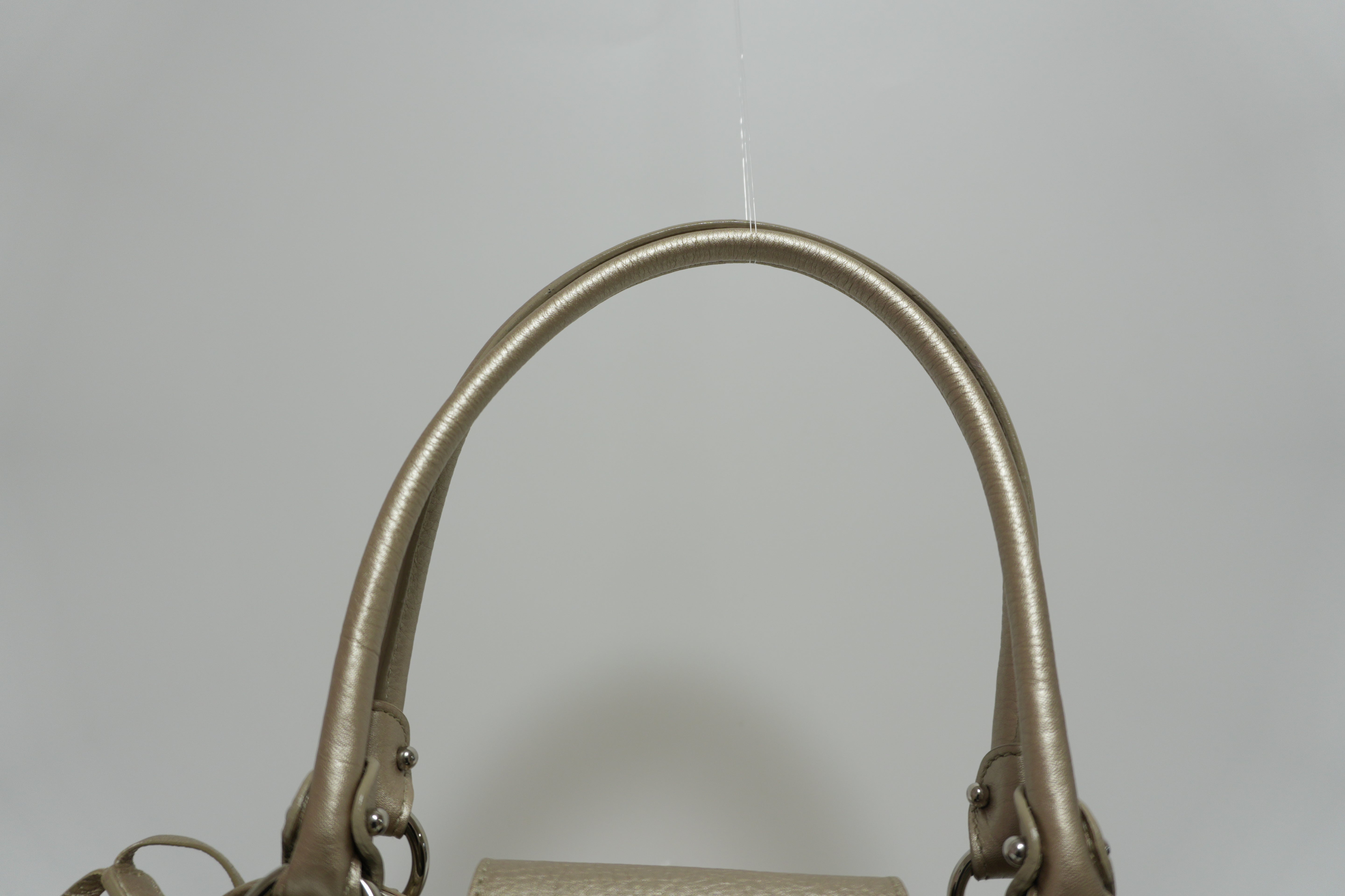 Ferragamo Metallic Shoulder Bag Used