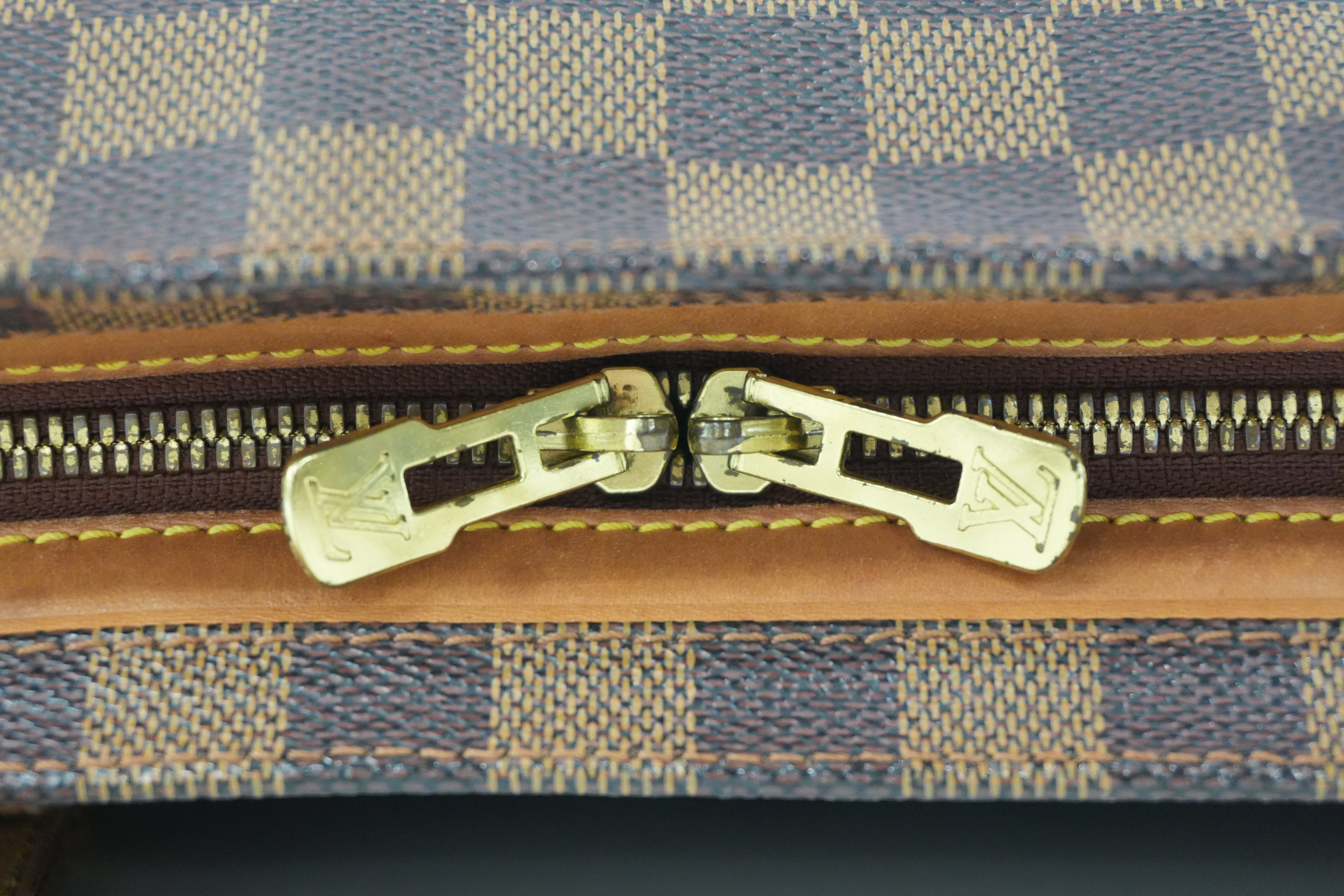 Louis Vuitton Damier Ebene Centenaire Columbine Shoulder Tote Bag Used