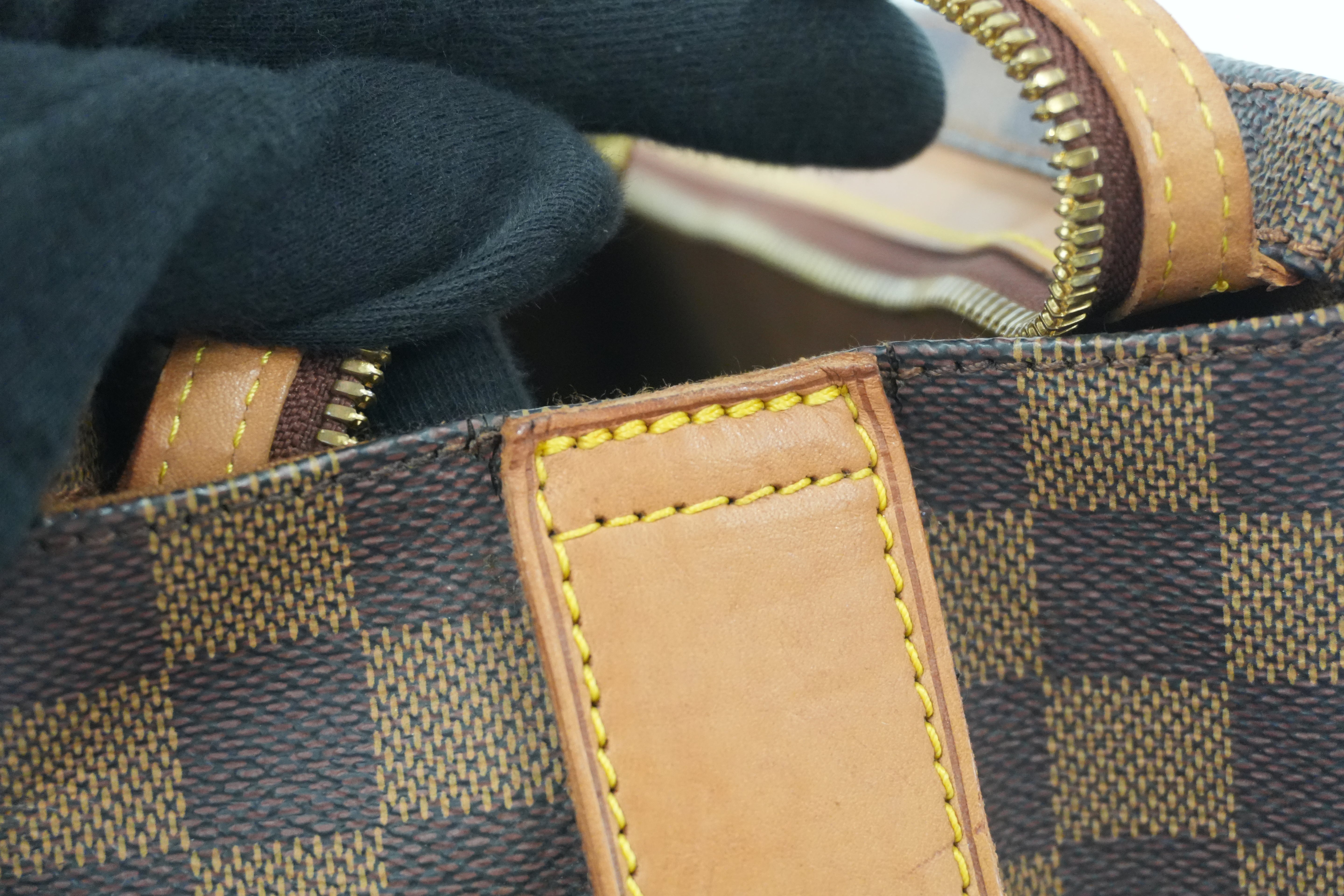 Louis Vuitton Damier Ebene Centenaire Columbine Shoulder Tote Bag Used
