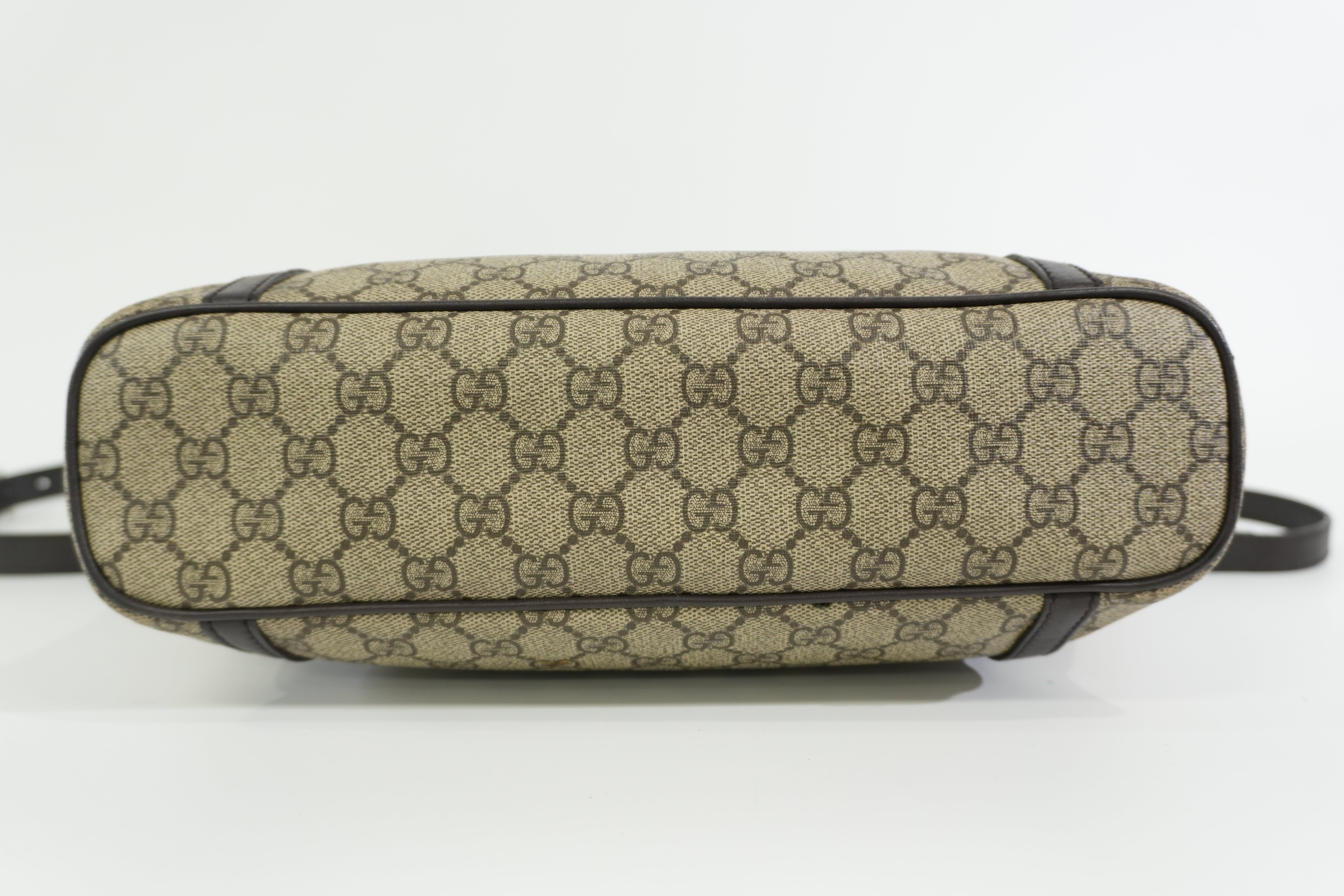 Pre-owned Gucci Guccisima Two Way Shoulder Bag Brown