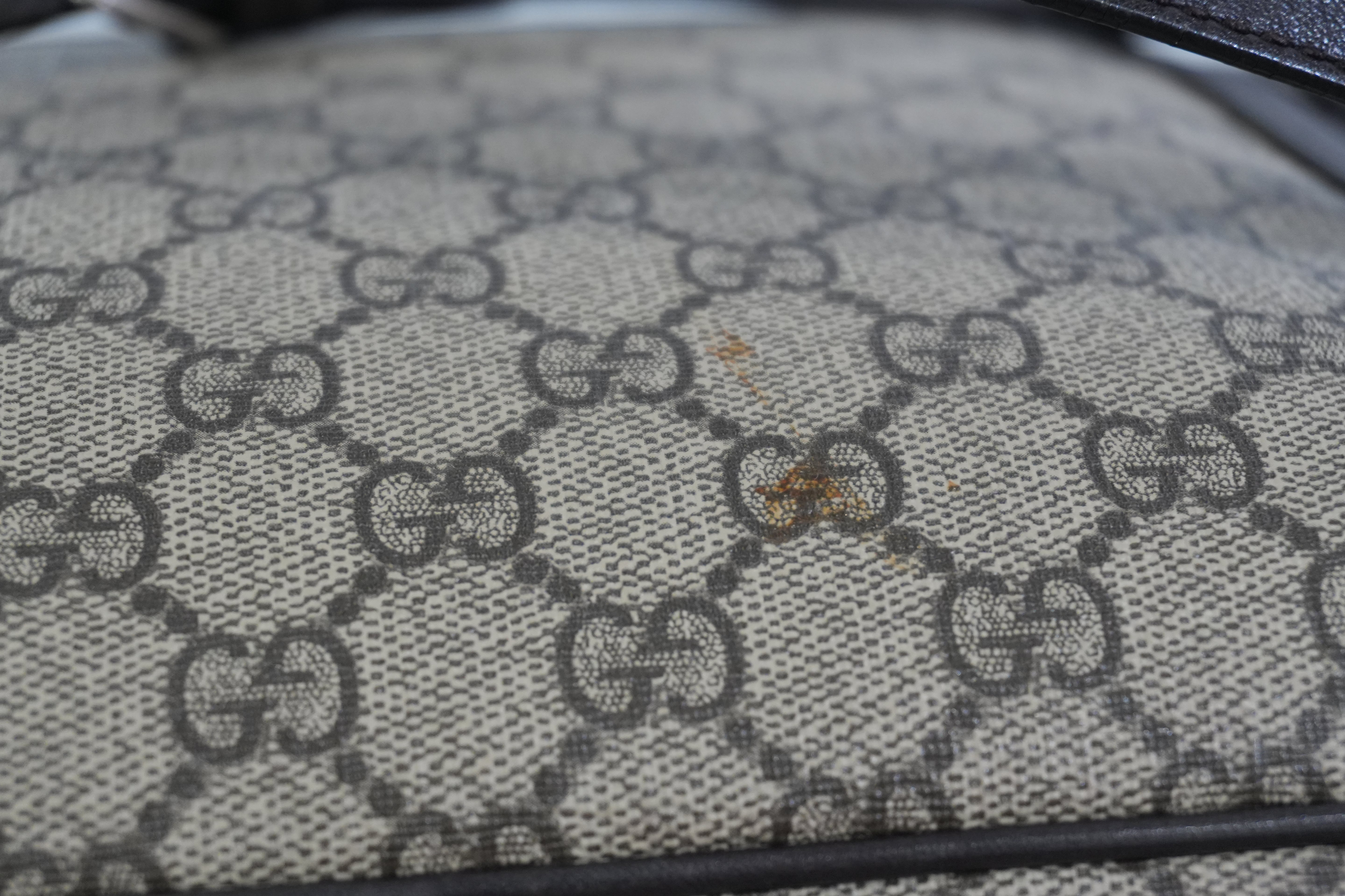 Pre-owned Gucci Guccisima Two Way Shoulder Bag Brown