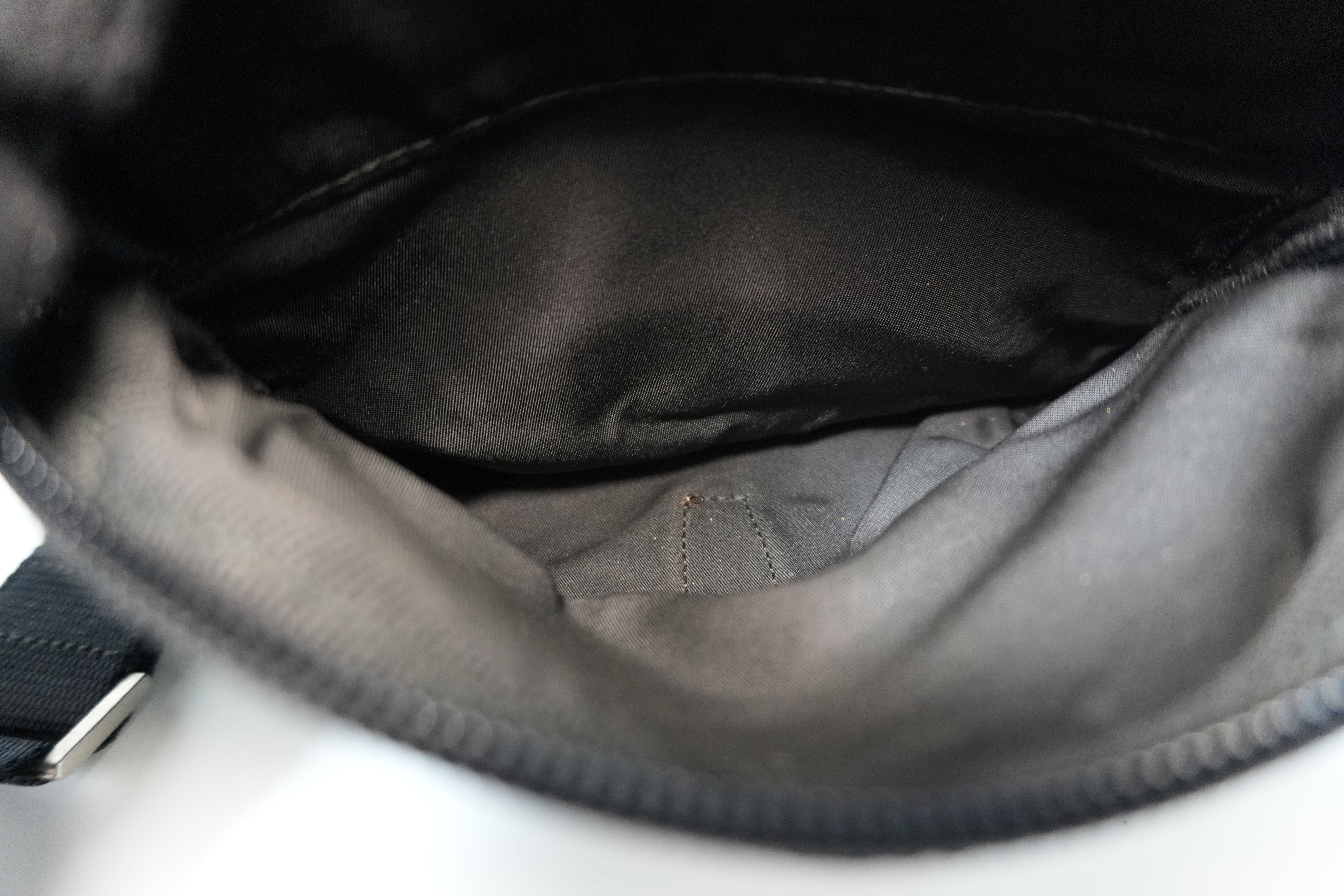 Prada Nylon Shoulder Bag Black Used