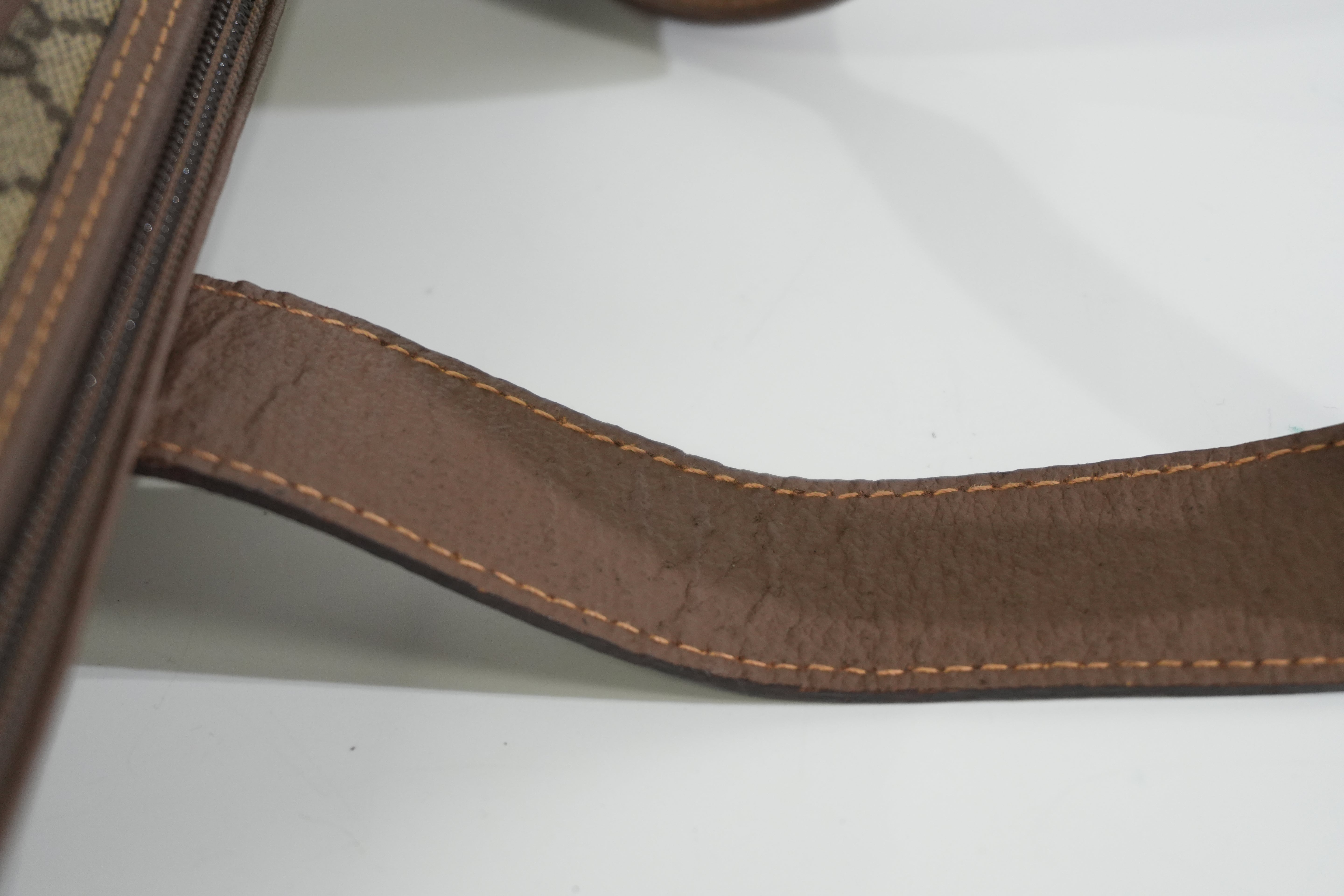 Pre-owned Gucci Guccisima Travel Tote Bag Brown