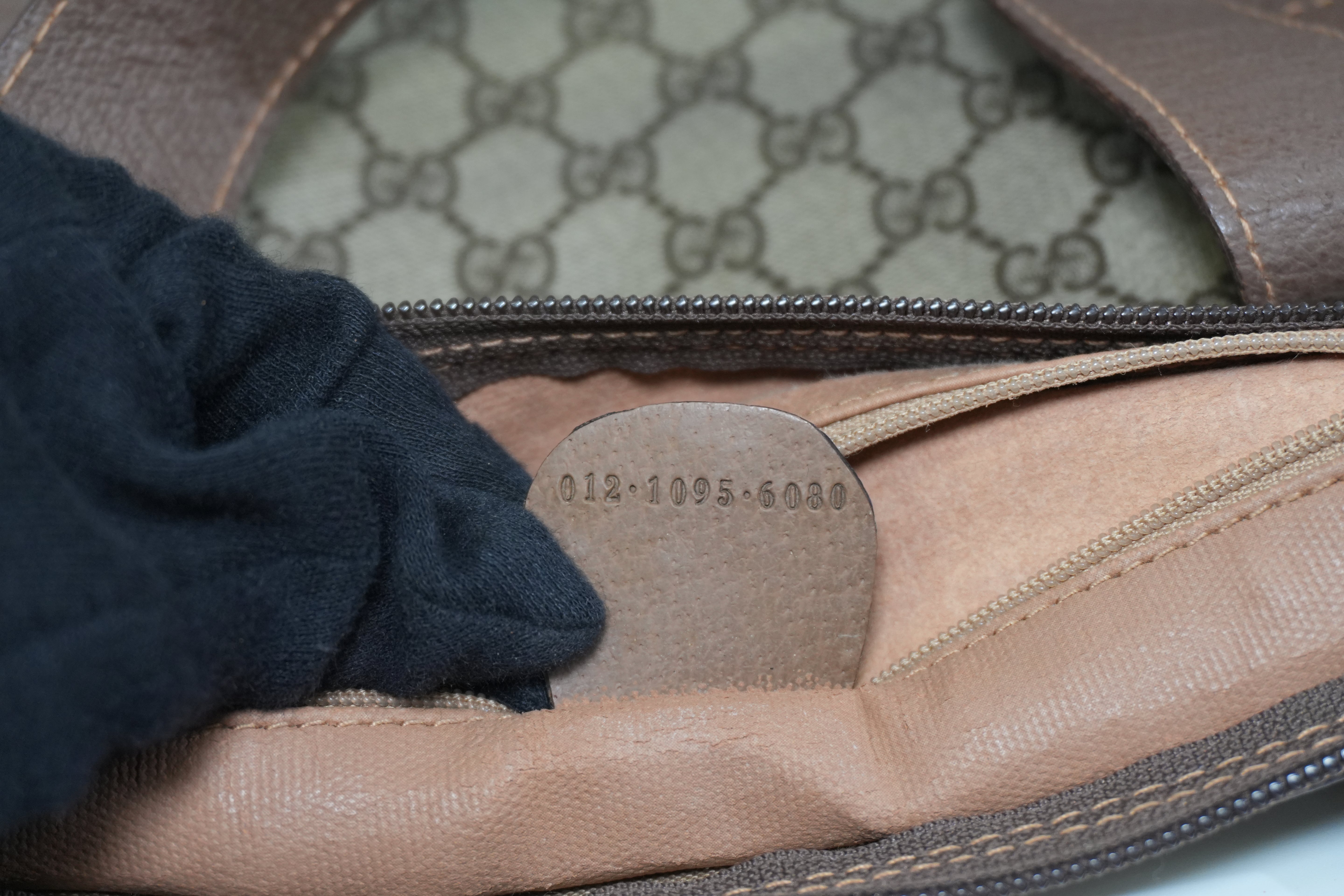 Pre-owned Gucci Guccisima Travel Tote Bag Brown