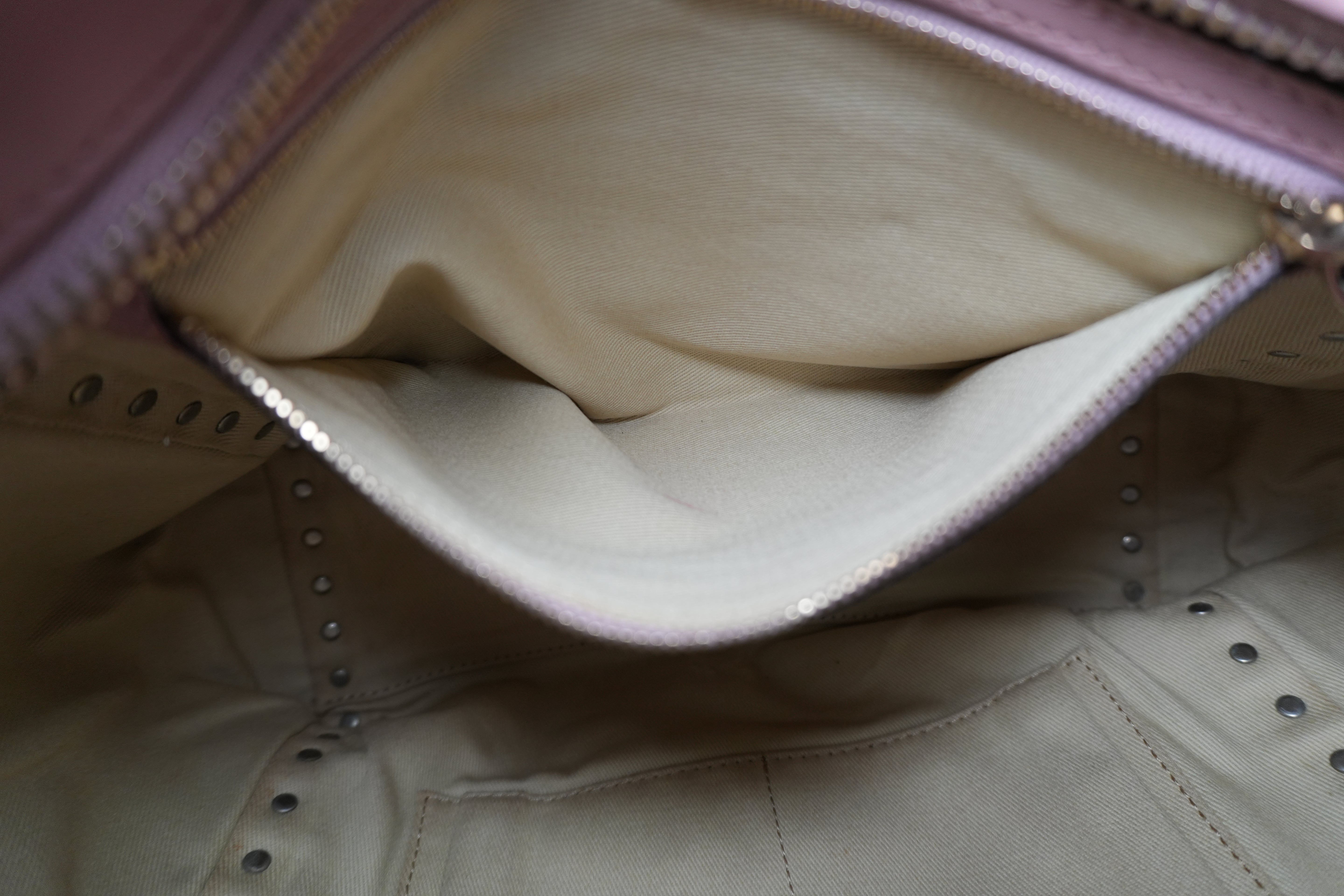 Pre-owned Valentino Two Way Studded Shoulder Bag Pink