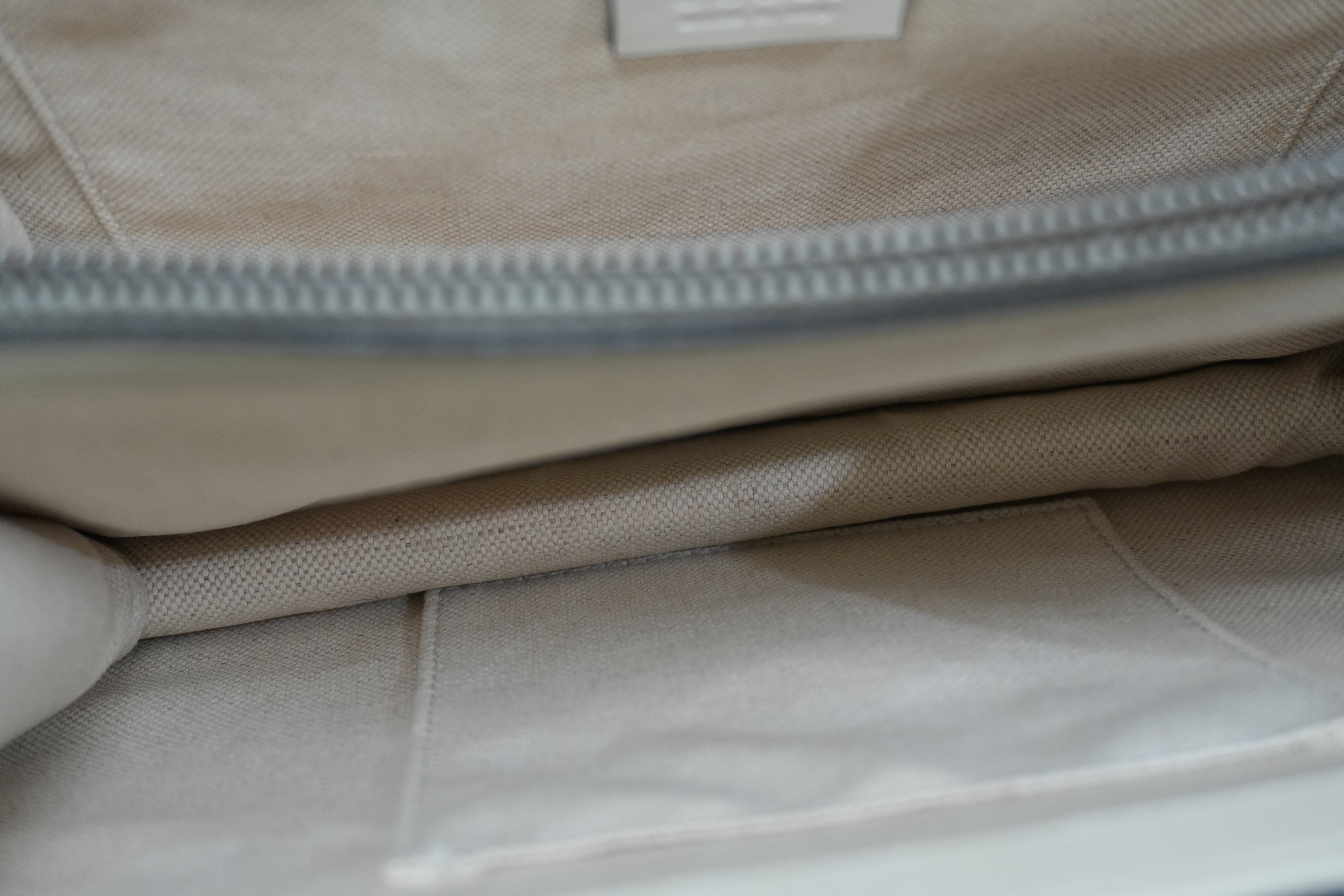 Pre-owned Gucci Two Way Dionysus Bamboo Shoulder Bag White