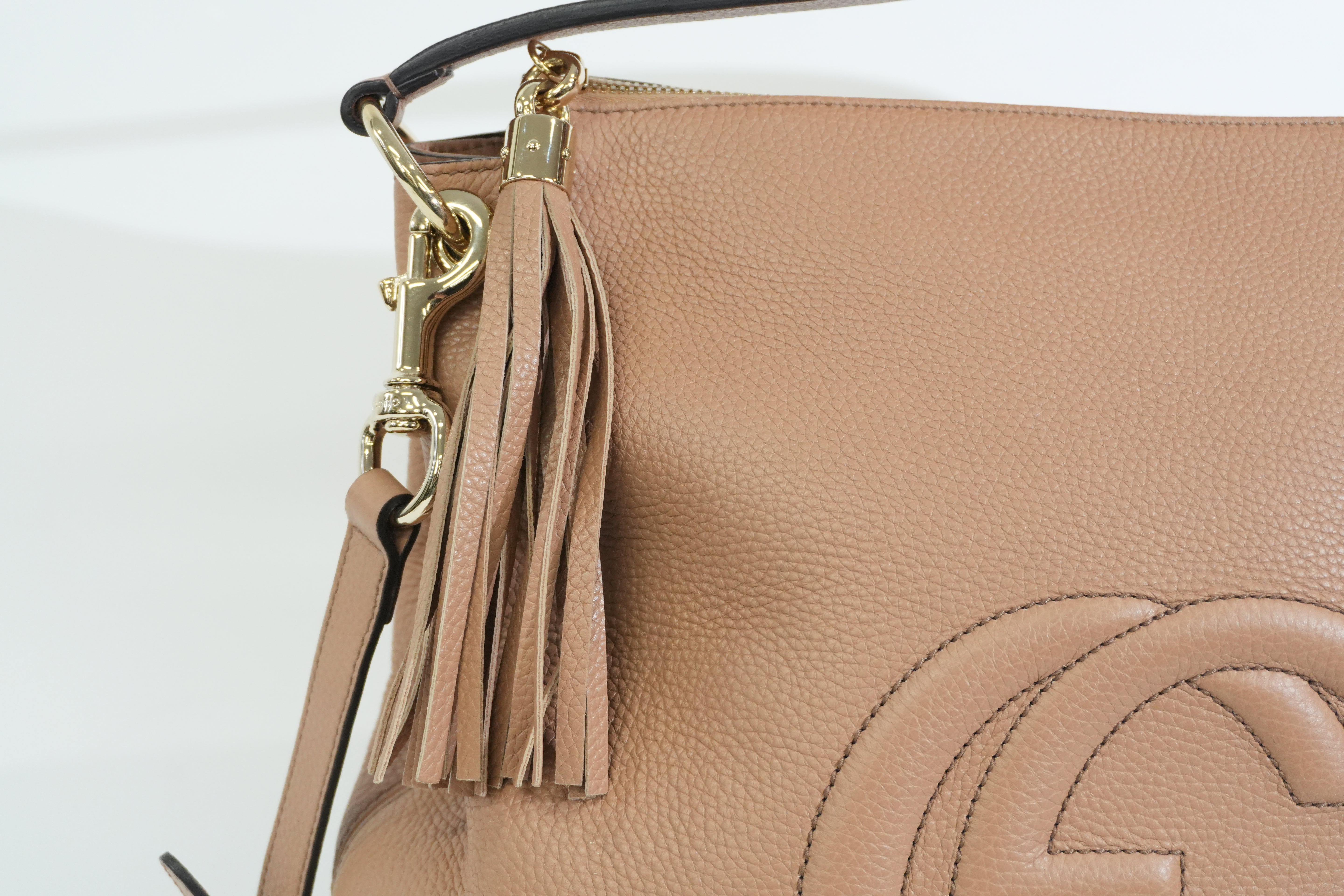 Pre-owned Gucci Soho Two Way Shoulder Bag Porcelain Rose