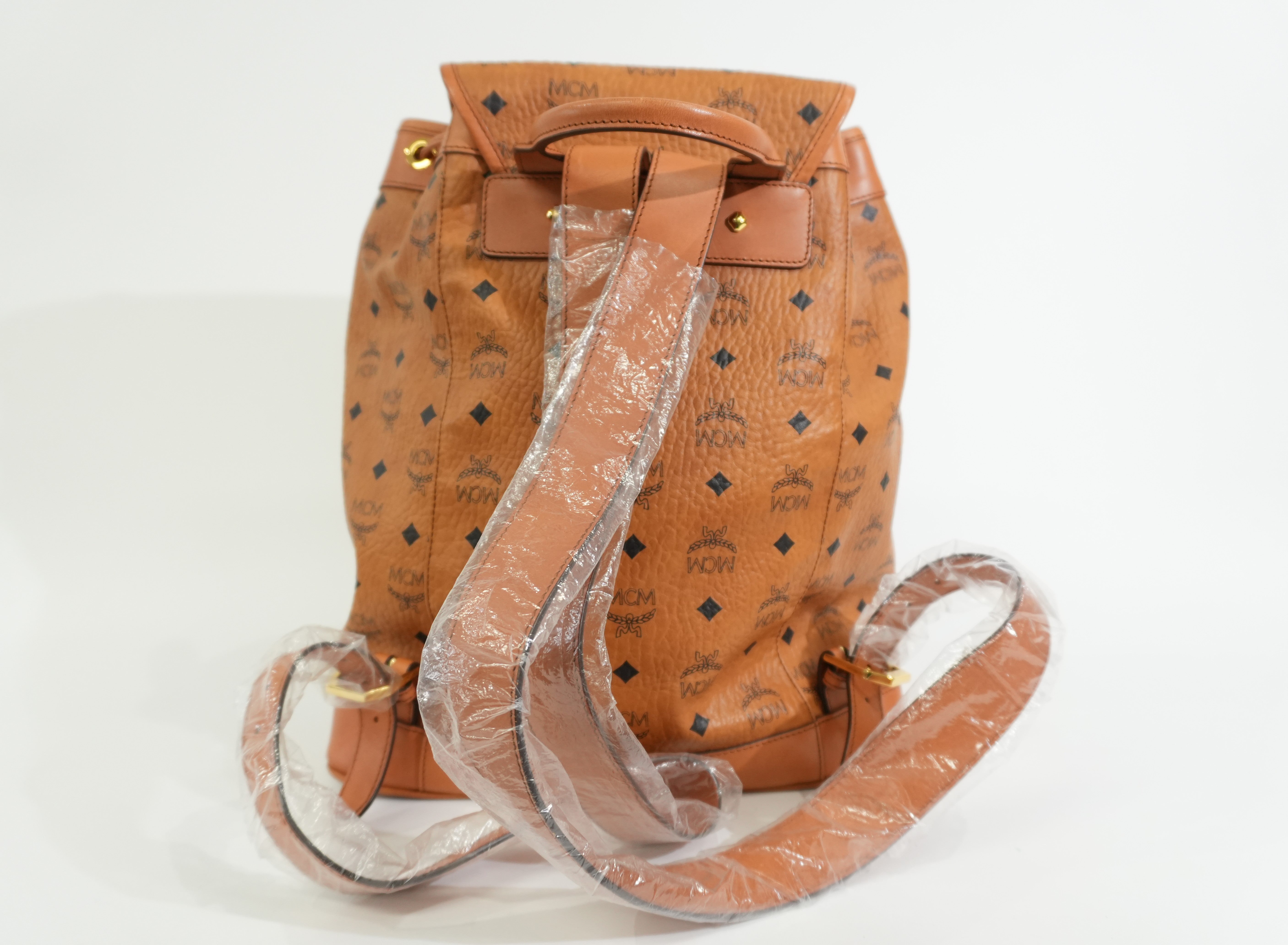 Pre-owned MCM Backpack Cognac