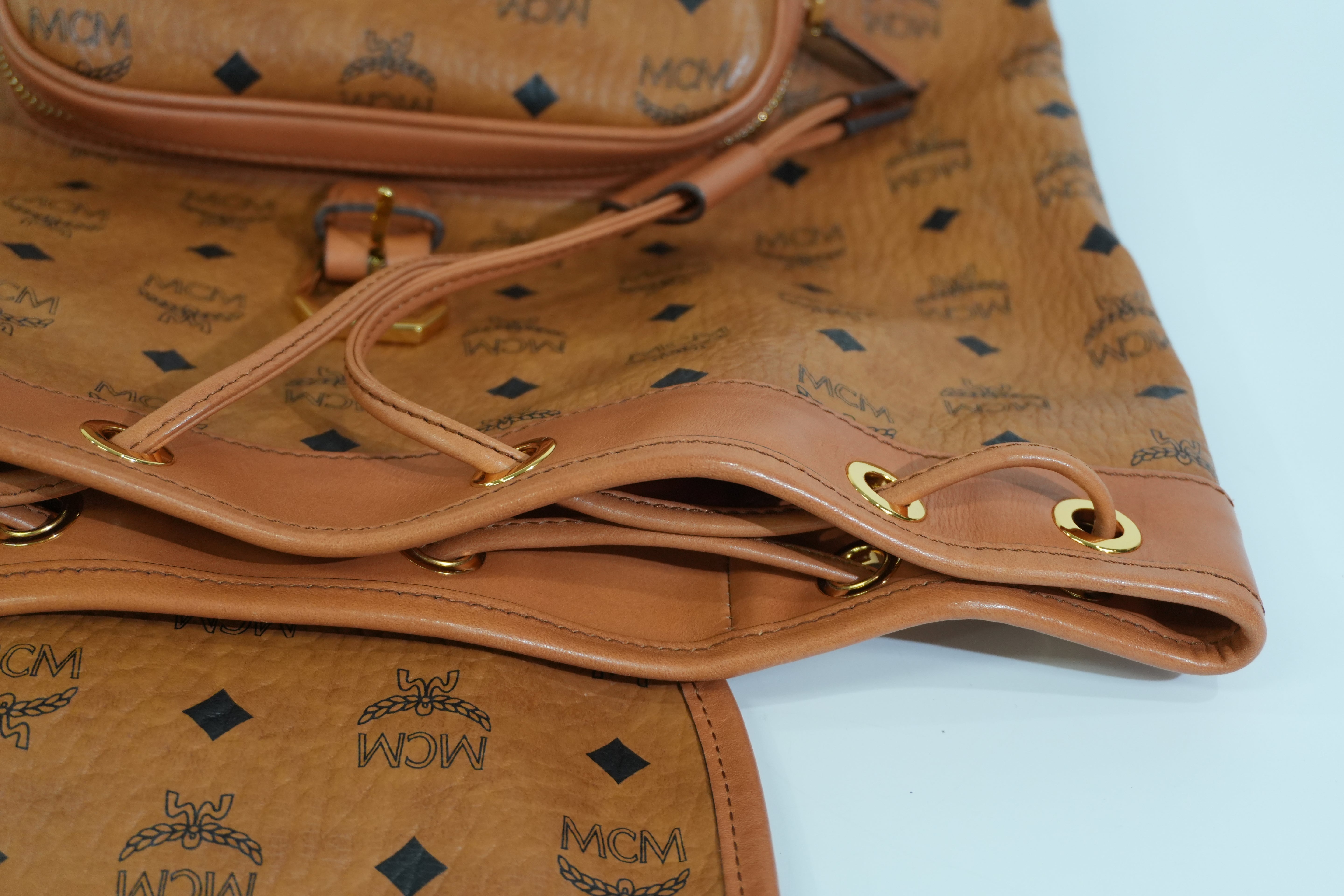 Pre-owned MCM Backpack Cognac