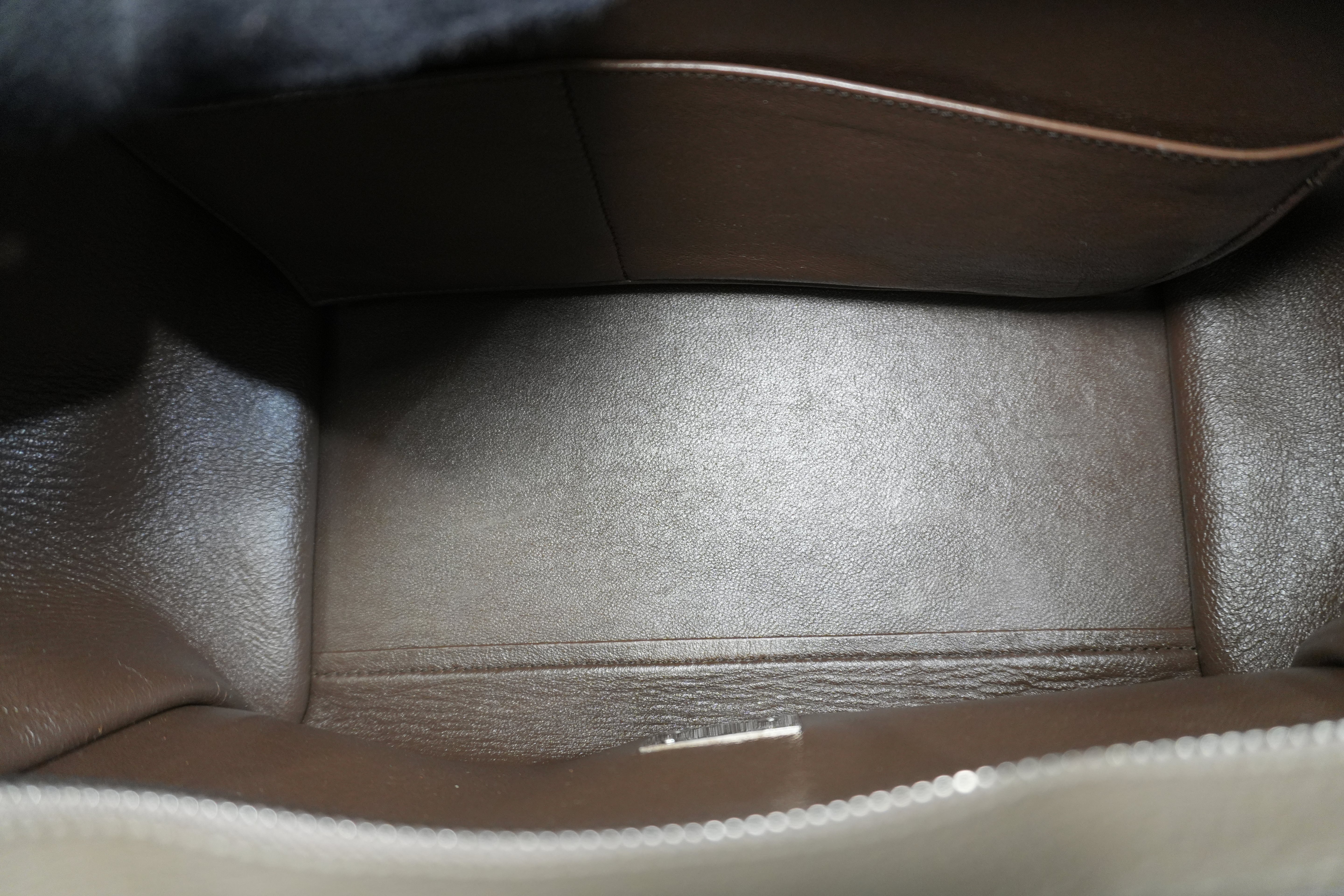 Pre-owned Celine Trapeze Two Way Shoulder Bag Taupe Gray