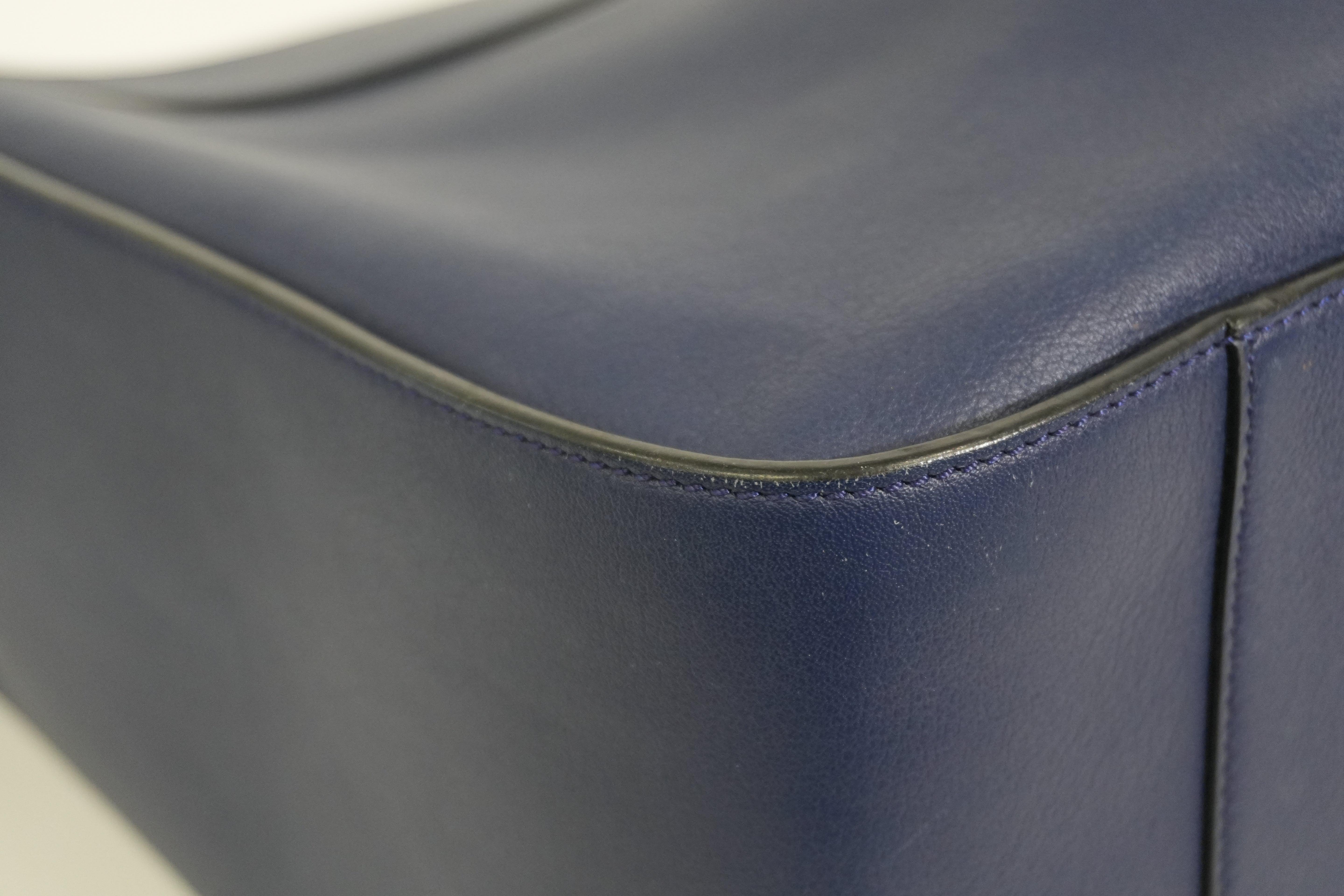 Pre-owned Loewe Hammock Shoulder Bag Navy Blue