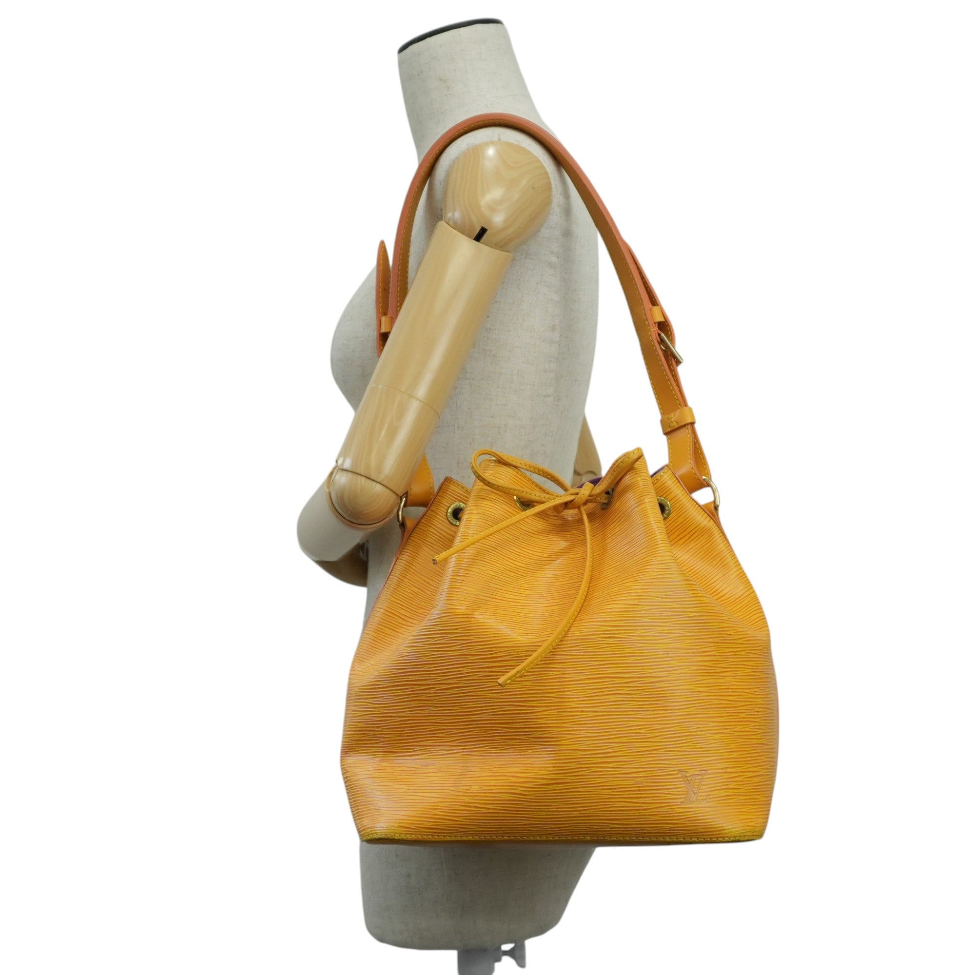Louis Vuitton Noe PM Shoulder Bag Epi Yellow Used