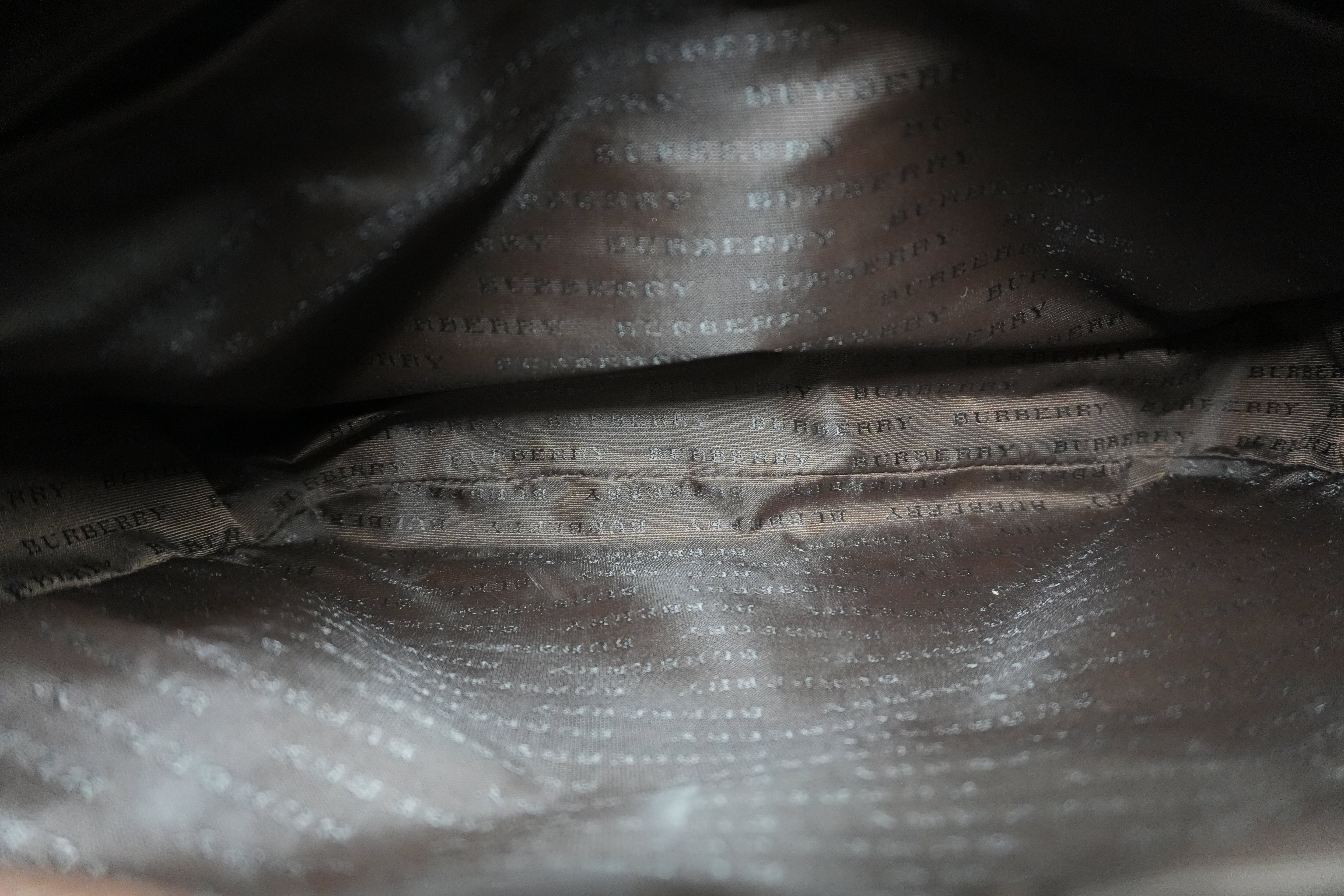 Pre-owned Burberry Nova Check Messenger Bag Beige and Brown