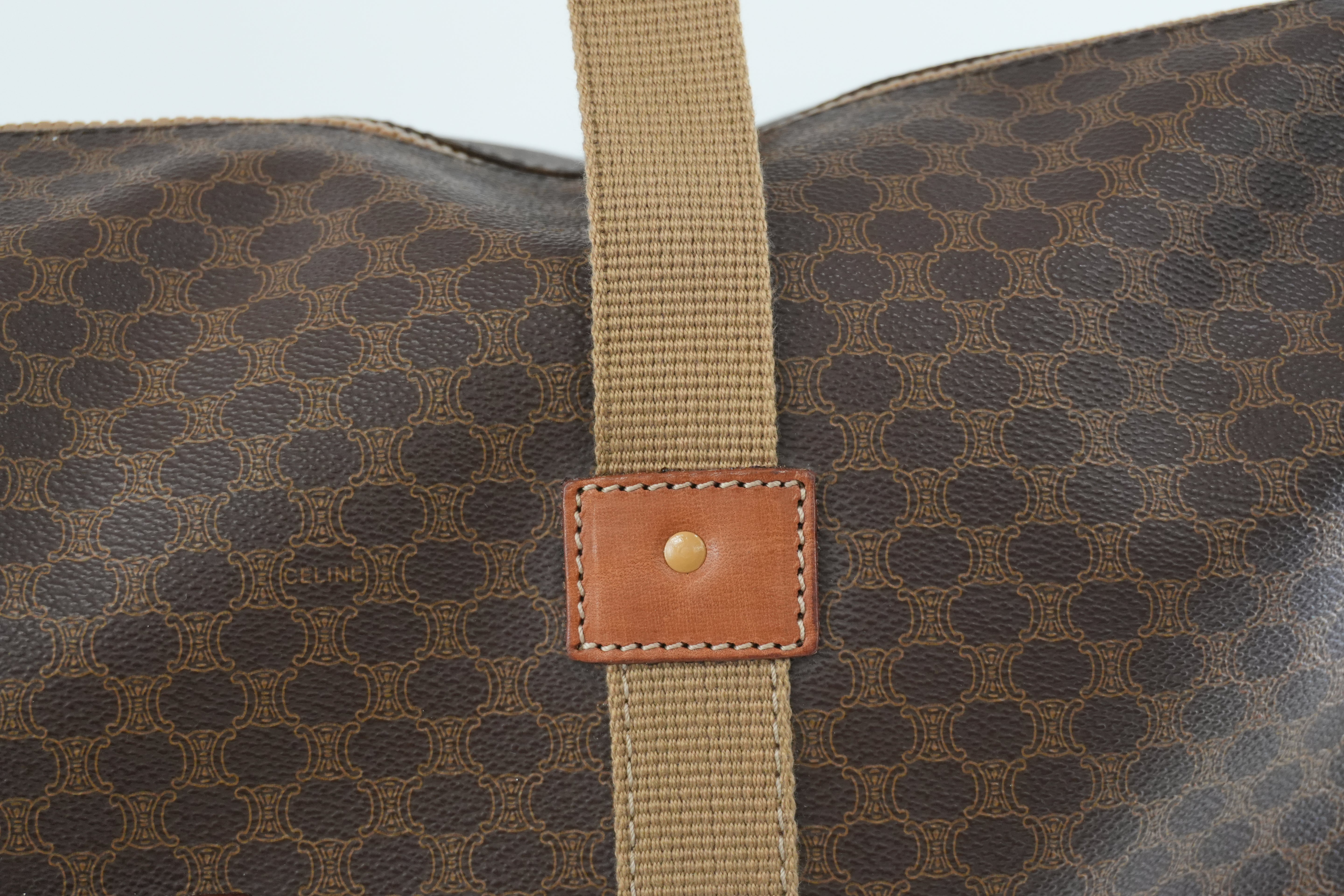 Celine Macadam Travel Tote Bag Used
