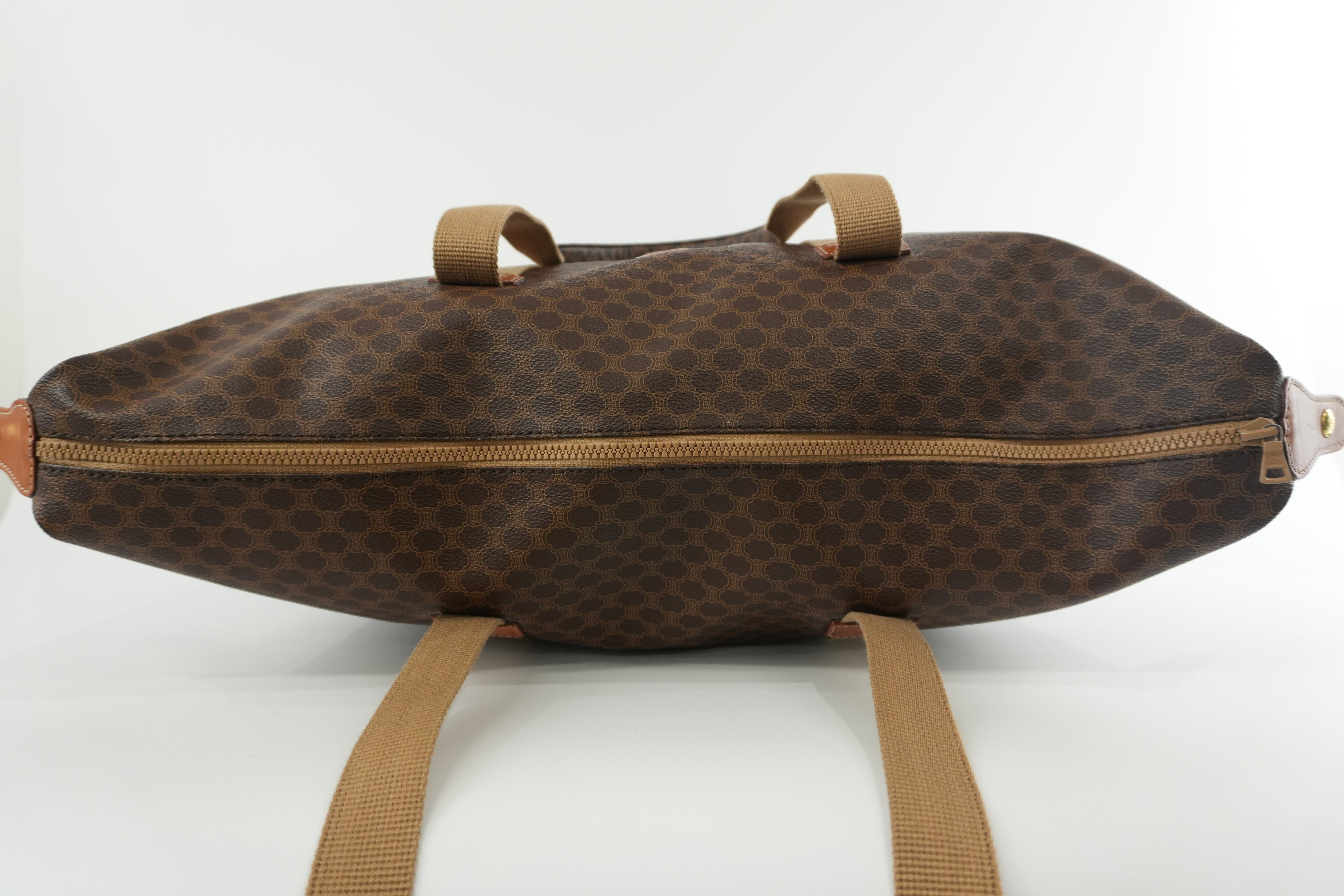 Celine Macadam Travel Tote Bag Used