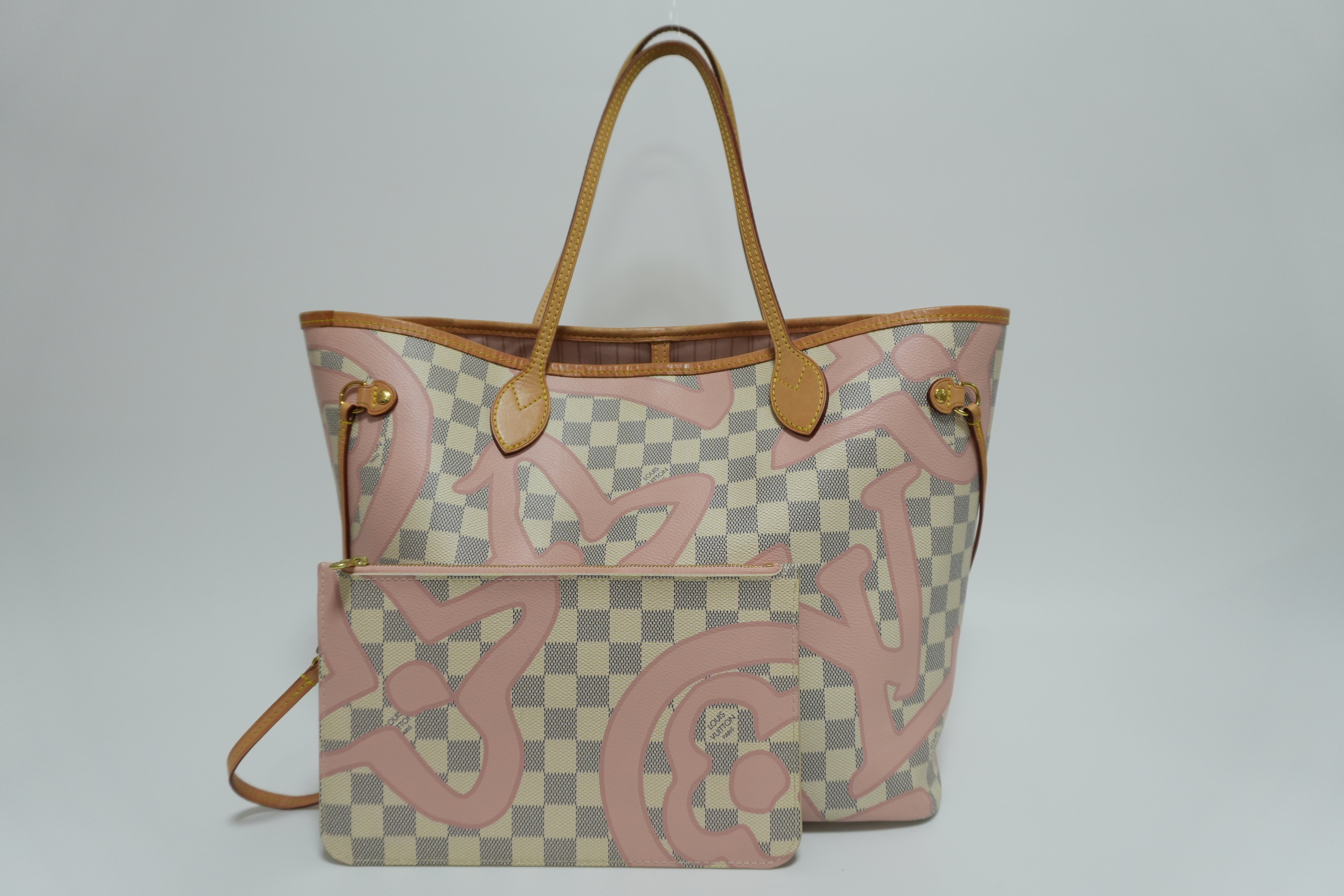 Louis Vuitton Neverfull MM Limited Edition Tahitienne with Pouch Used