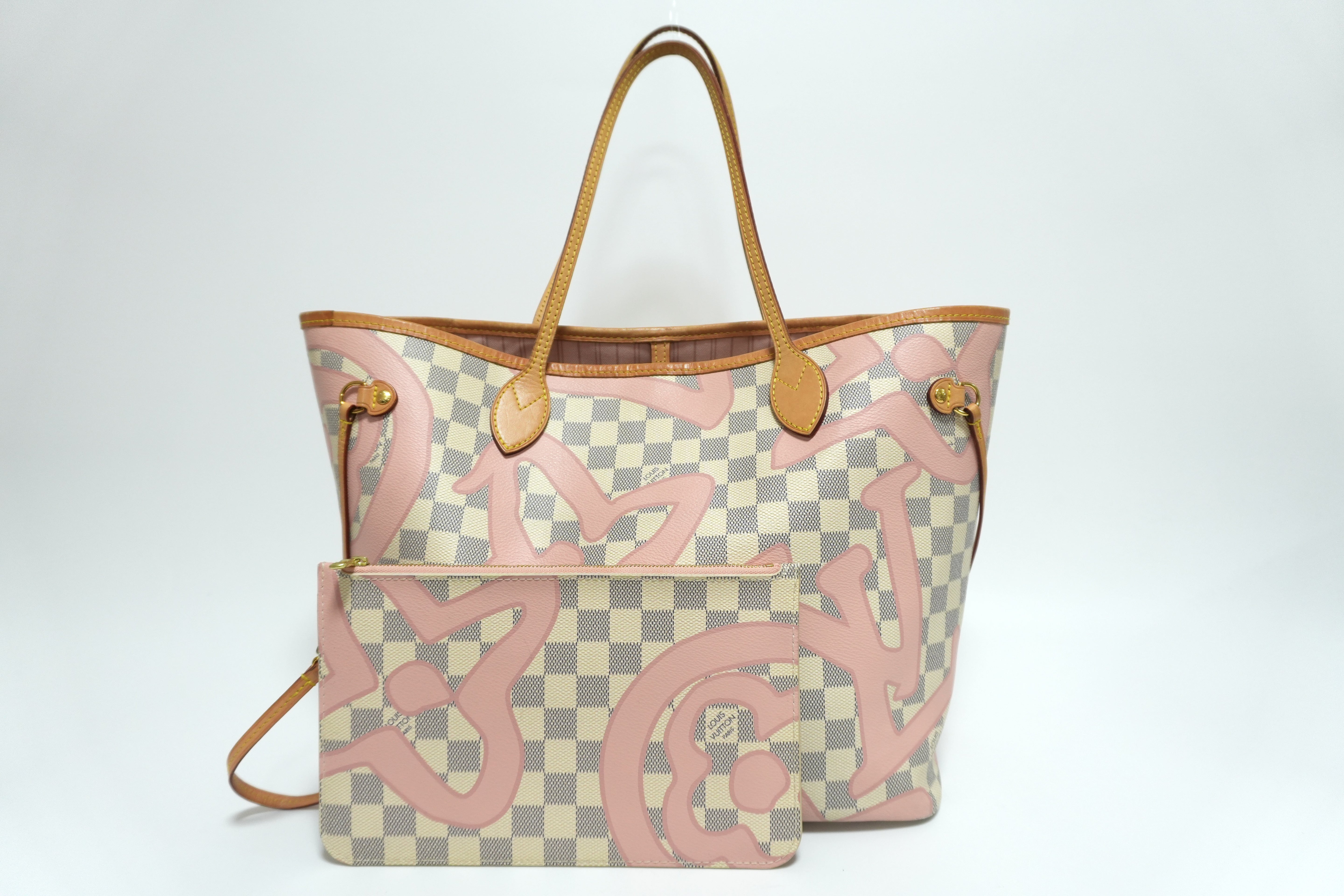 Louis Vuitton Neverfull MM Limited Edition Tahitienne with Pouch Used