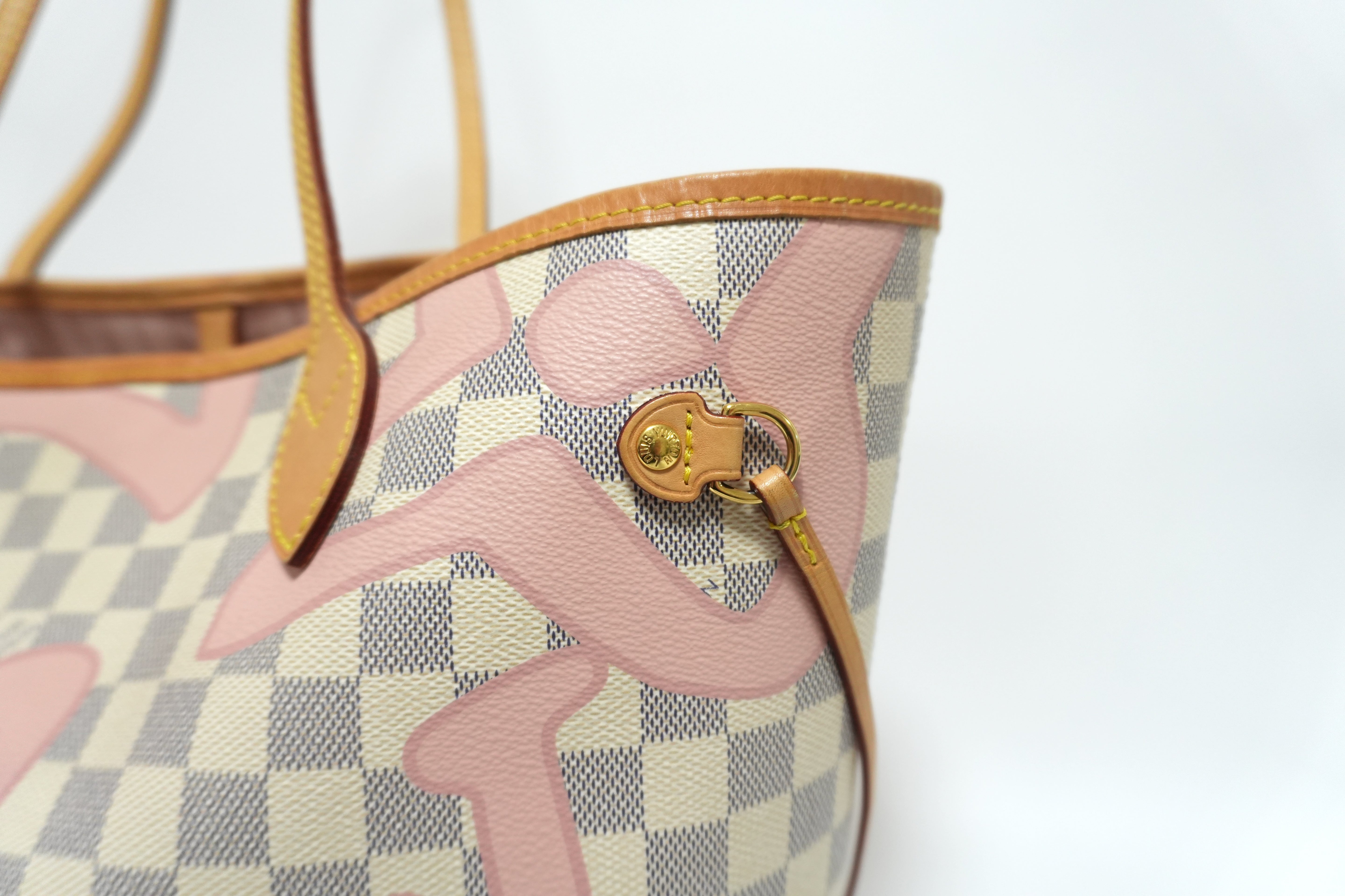 Louis Vuitton Neverfull MM Limited Edition Tahitienne with Pouch Used