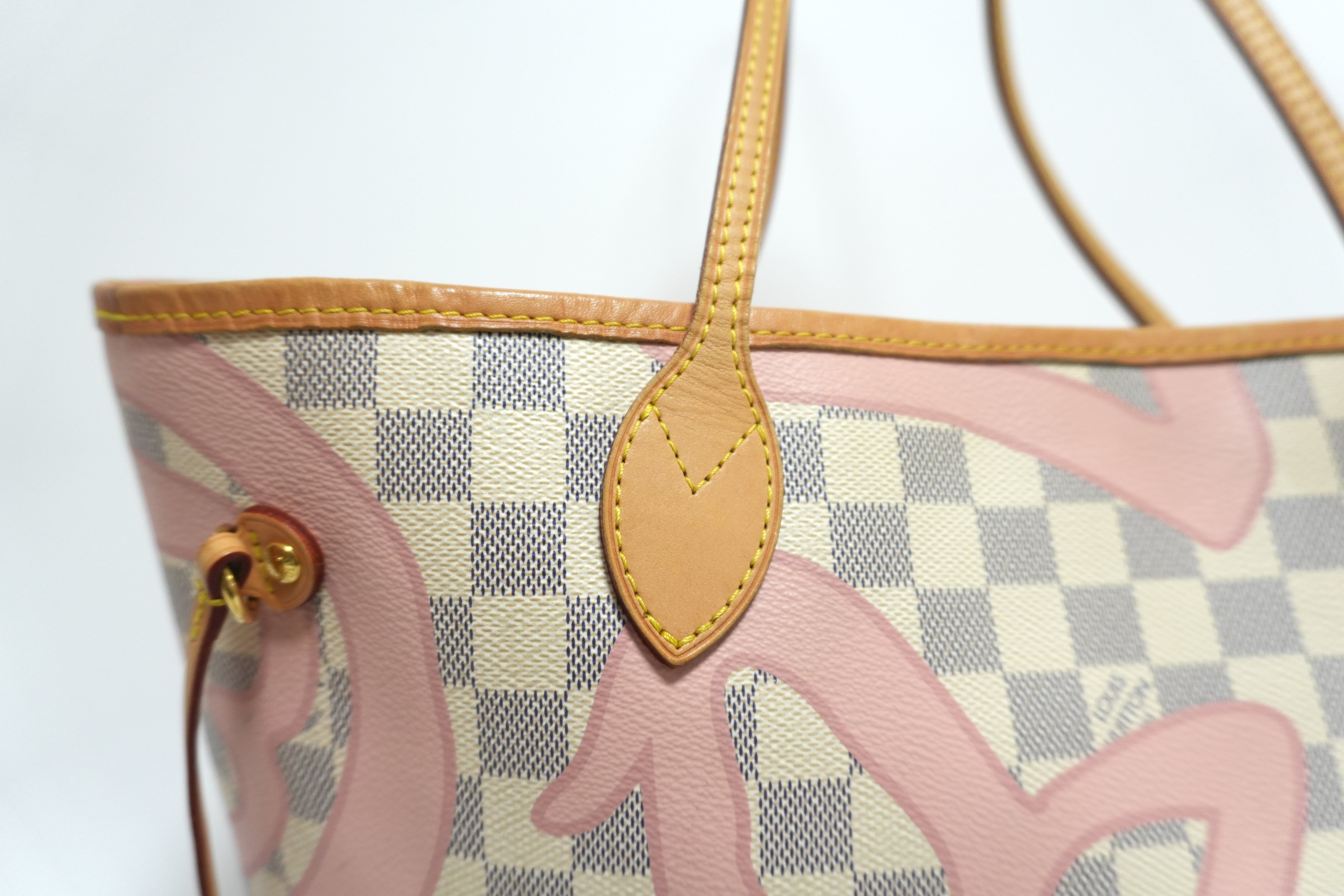 Louis Vuitton Neverfull MM Limited Edition Tahitienne with Pouch Used