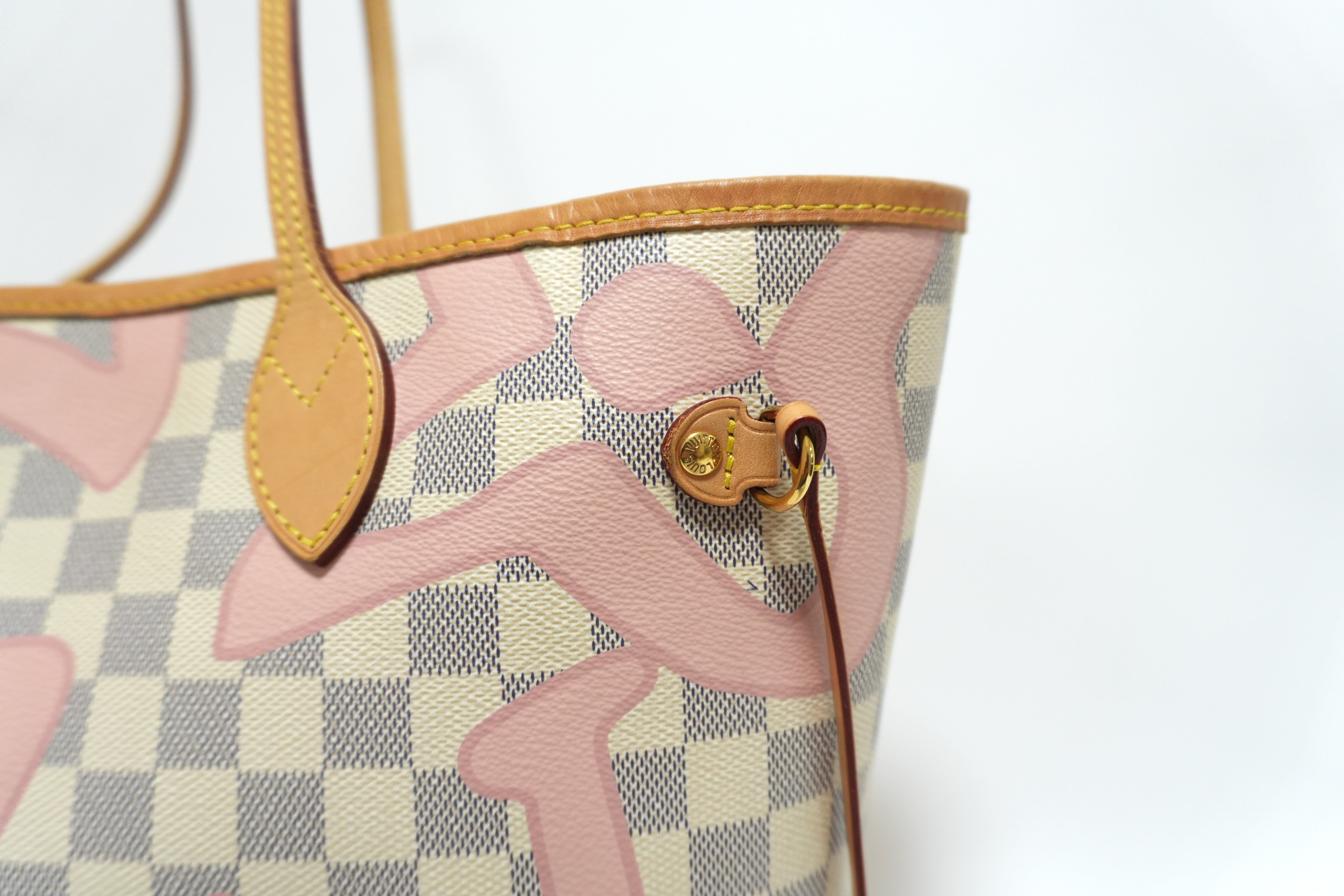 Louis Vuitton Neverfull MM Limited Edition Tahitienne with Pouch Used