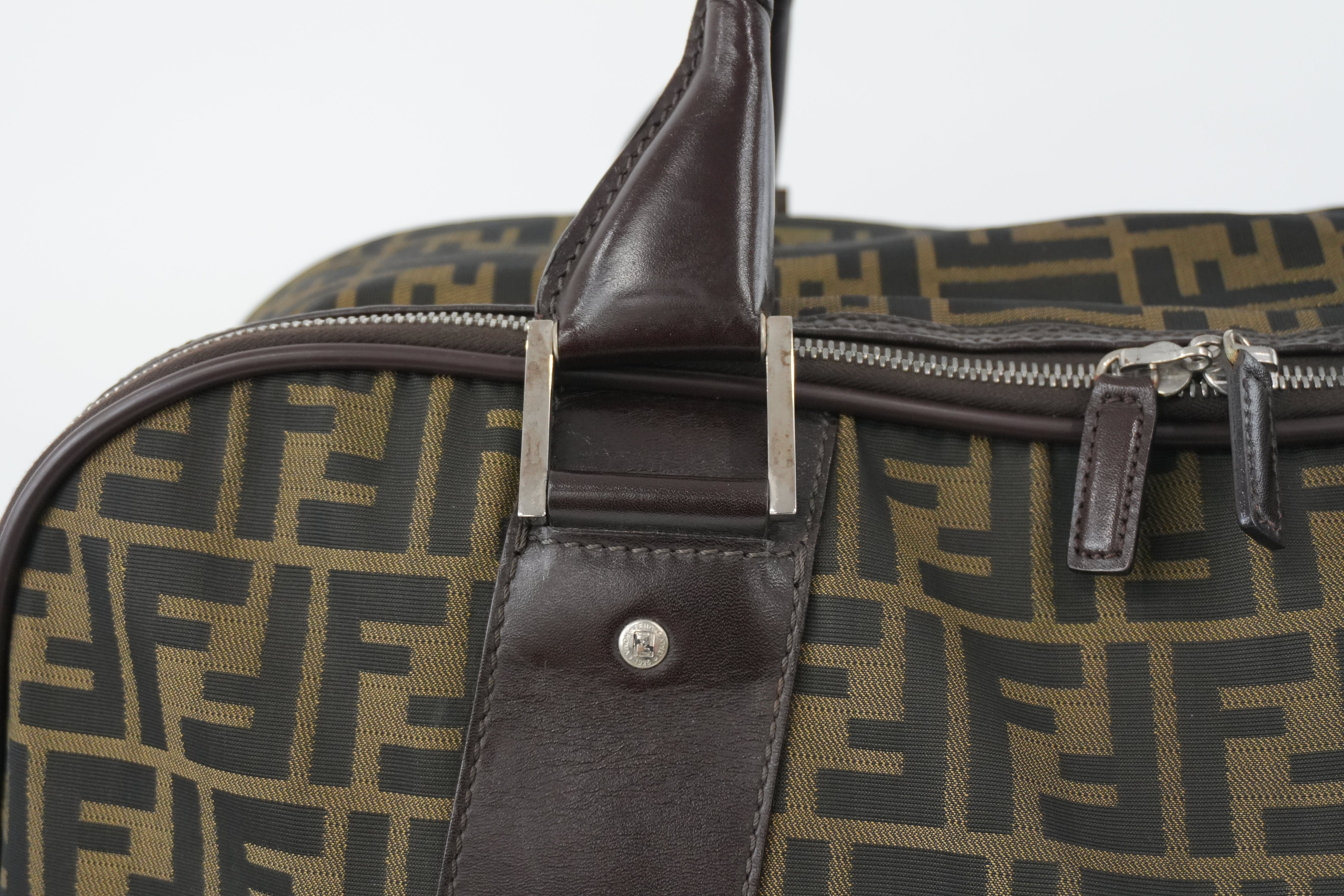 Fendi Zucca Duffle Bag Used