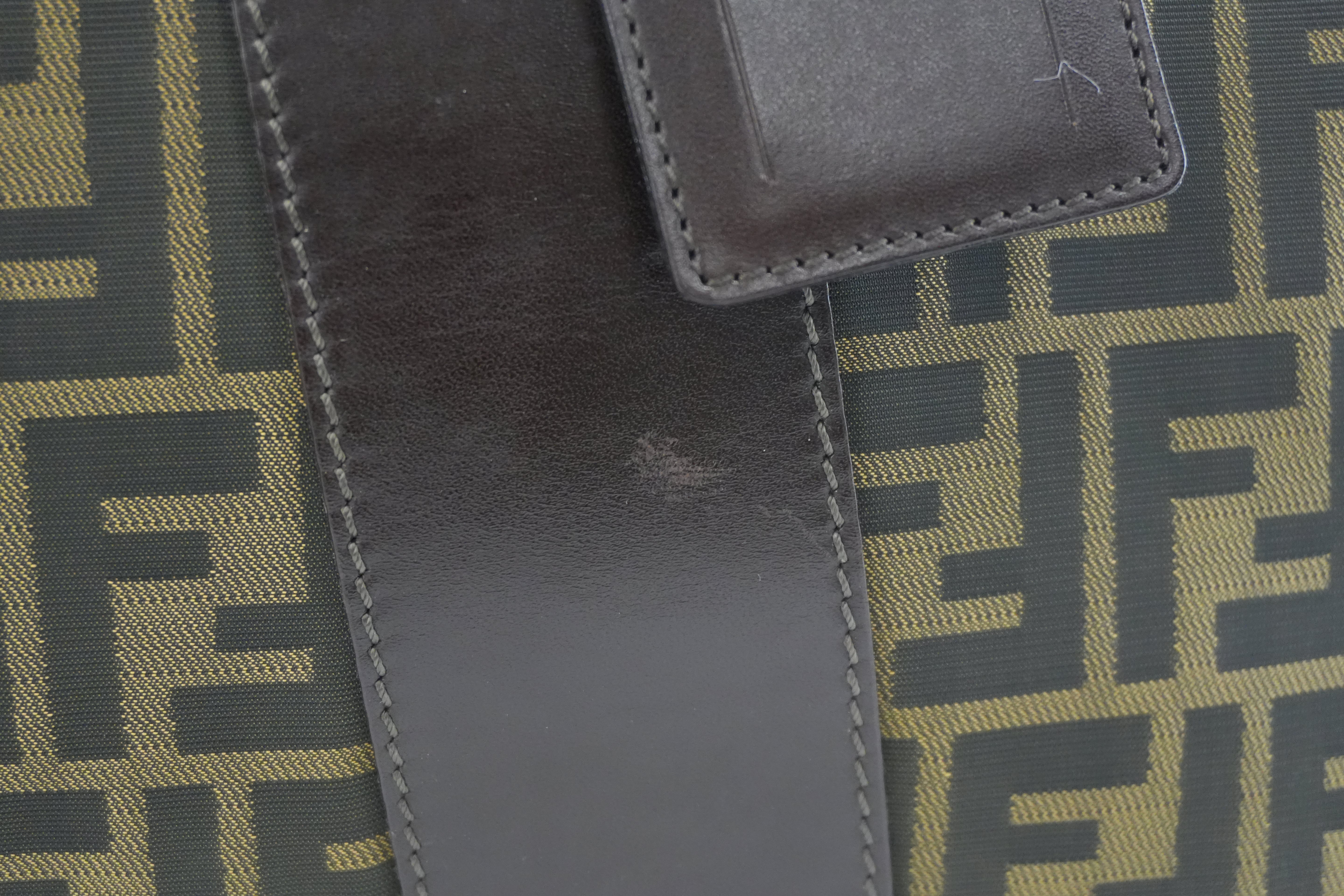 Fendi Zucca Duffle Bag Used