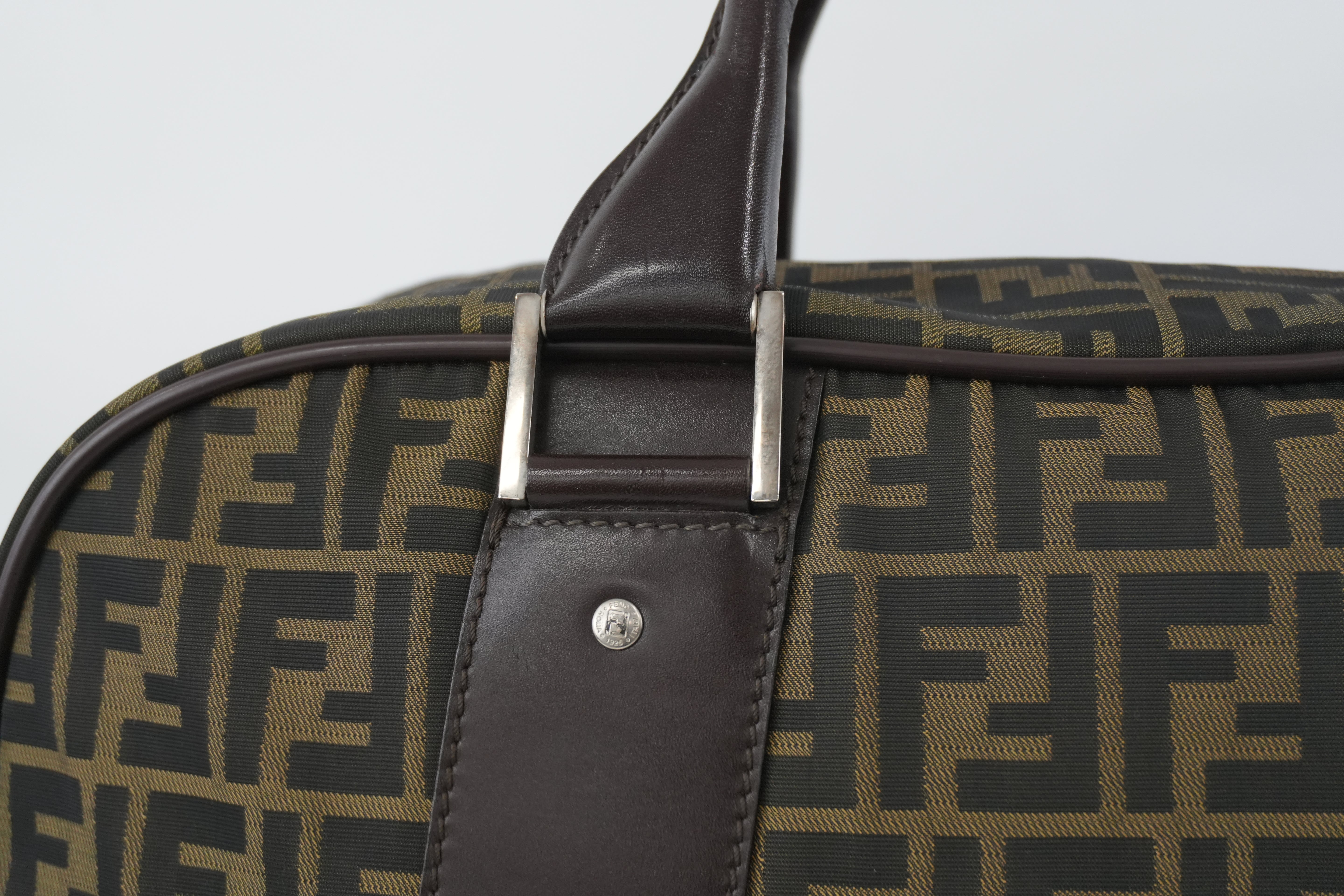 Fendi Zucca Duffle Bag Used