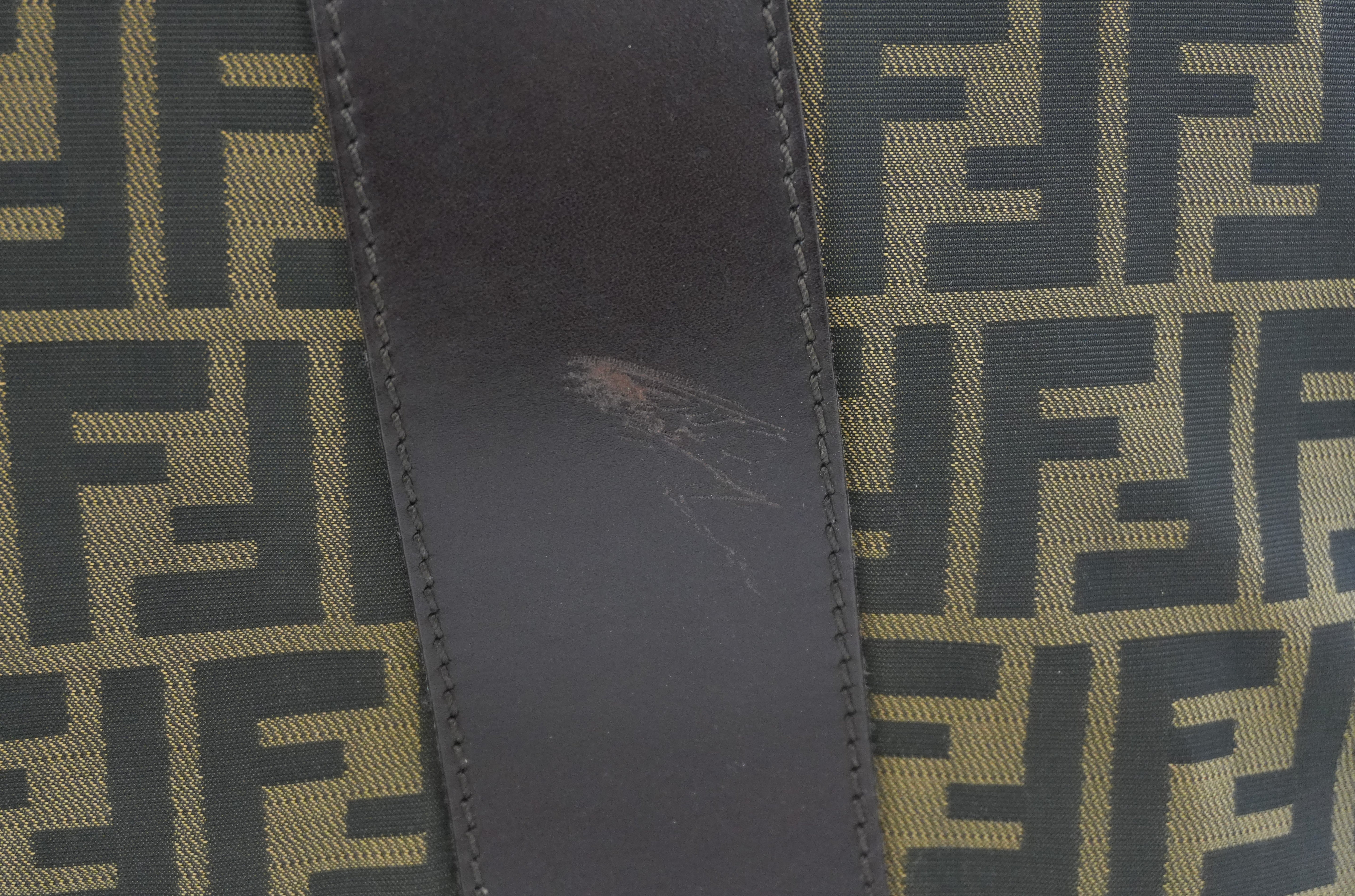Fendi Zucca Duffle Bag Used