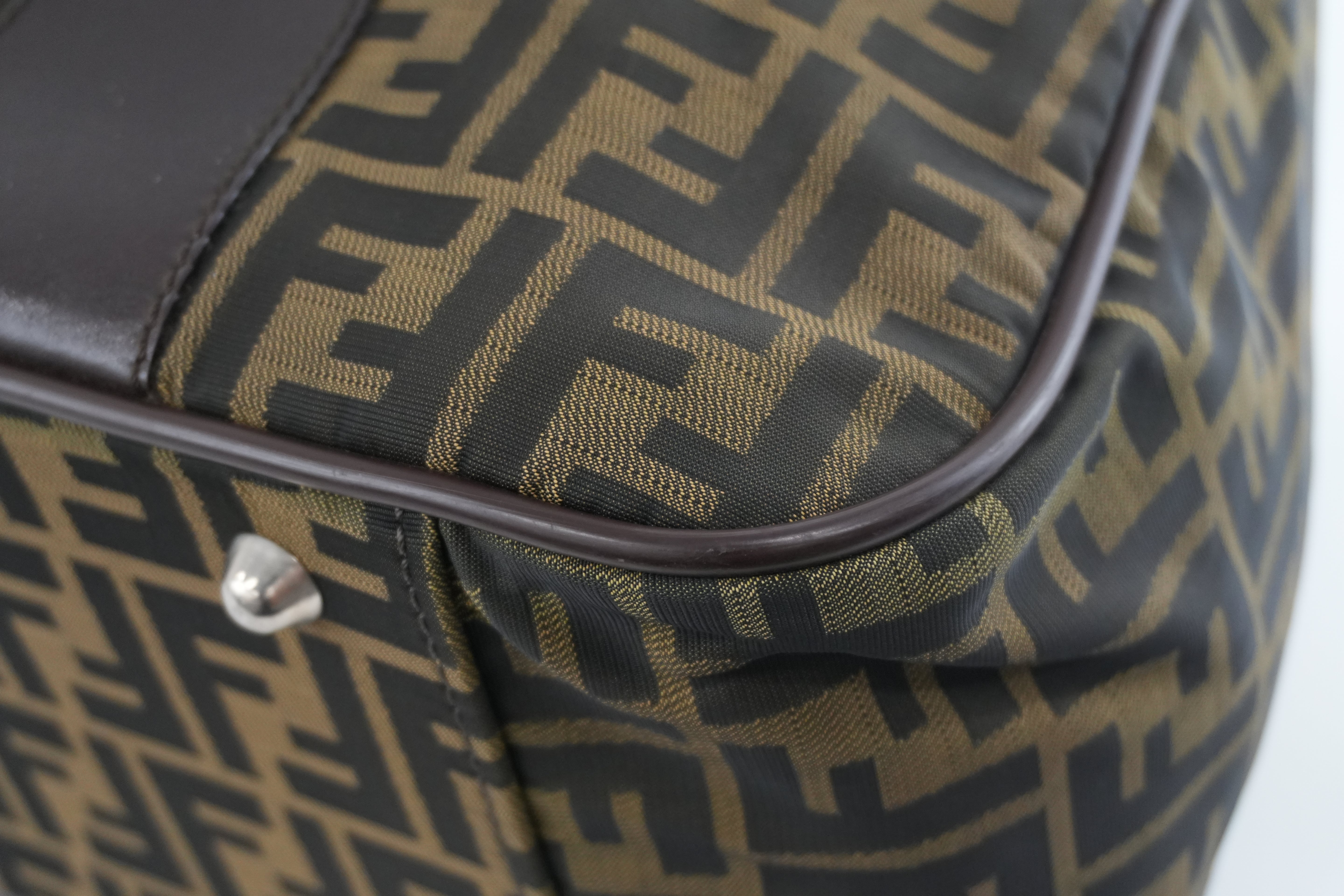 Fendi Zucca Duffle Bag Used
