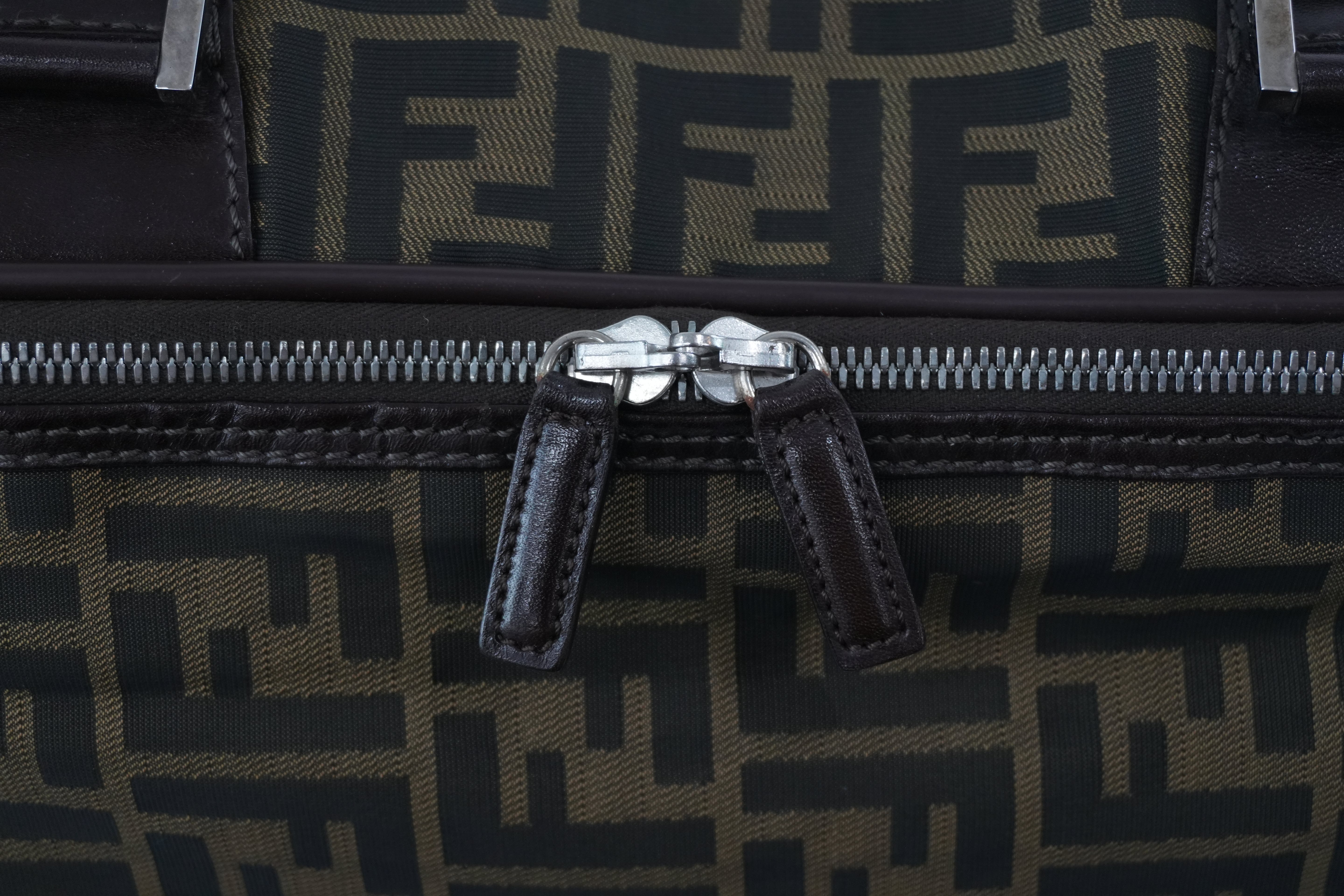 Fendi Zucca Duffle Bag Used