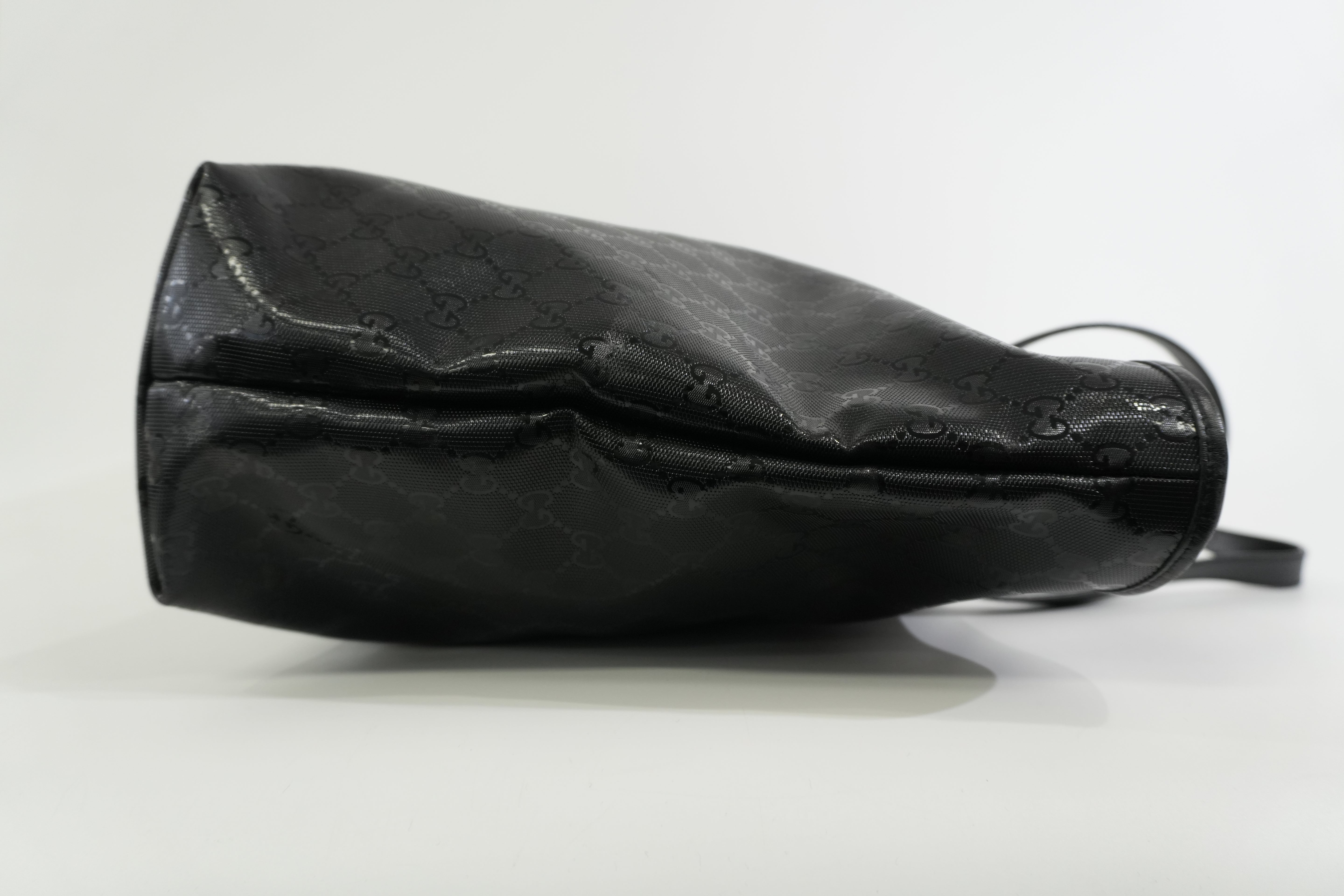 Pre-owned Gucci Guccisima Tote Bag Black