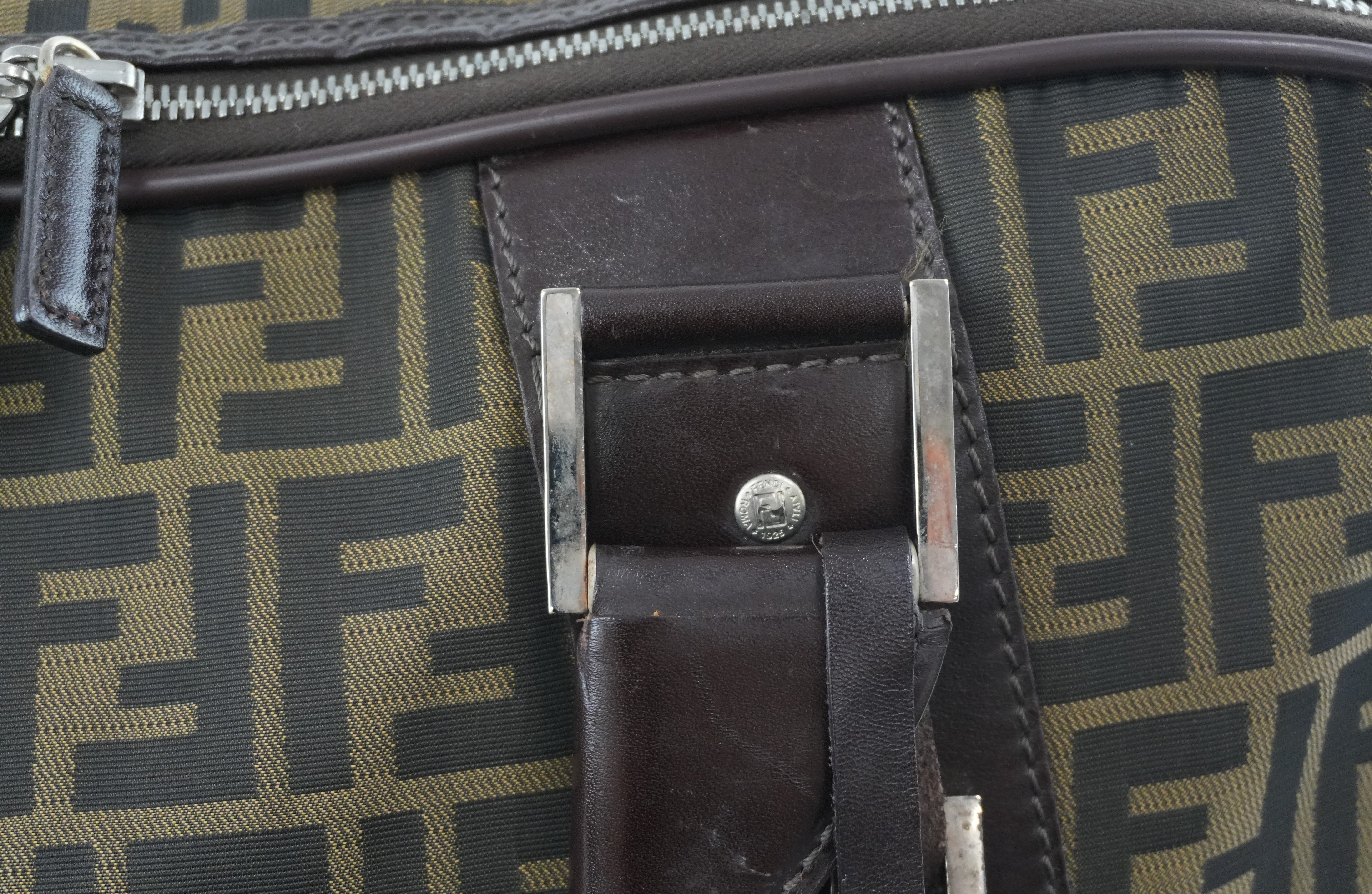 Fendi Zucca Duffle Bag Used
