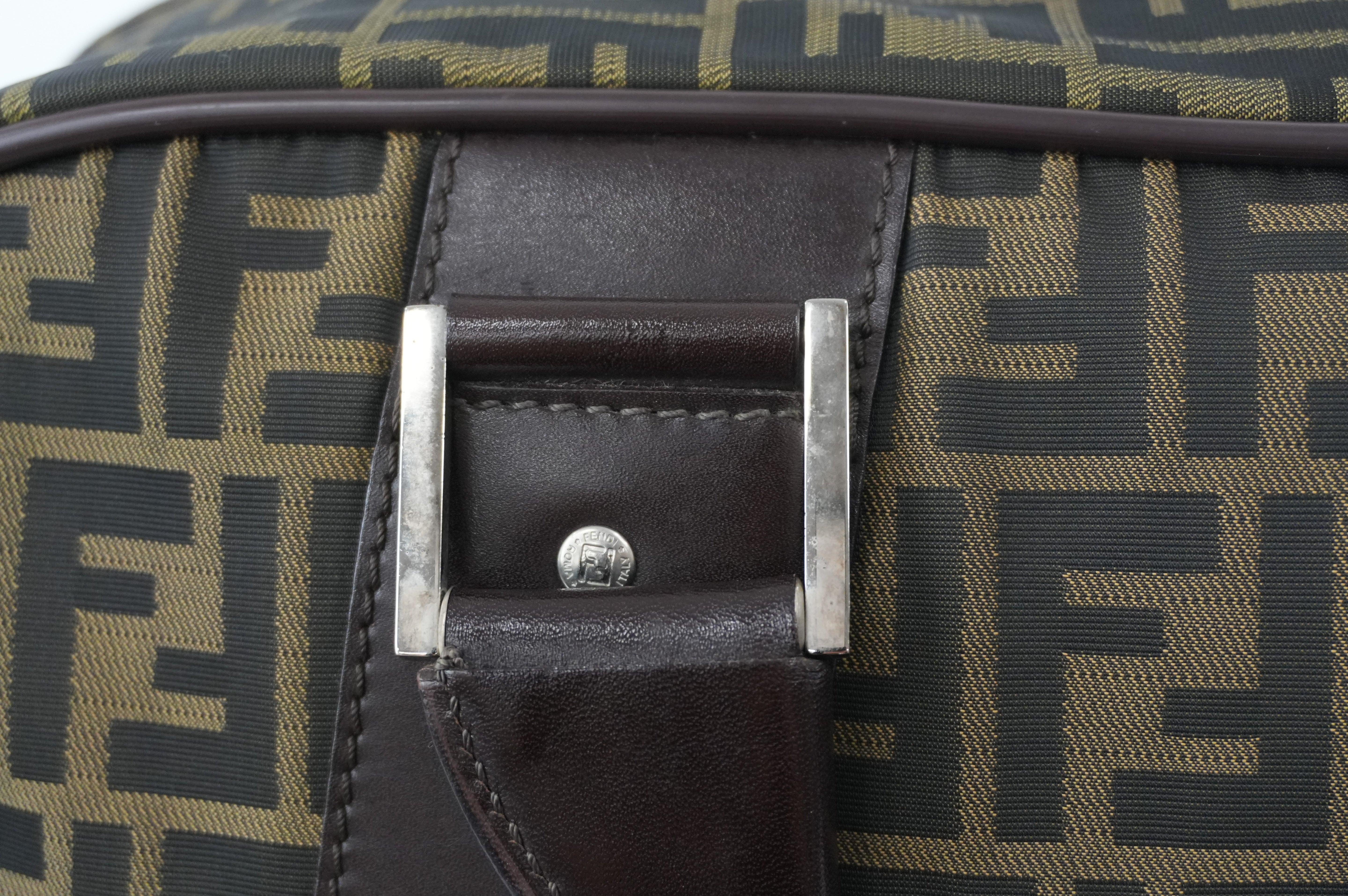 Fendi Zucca Duffle Bag Used