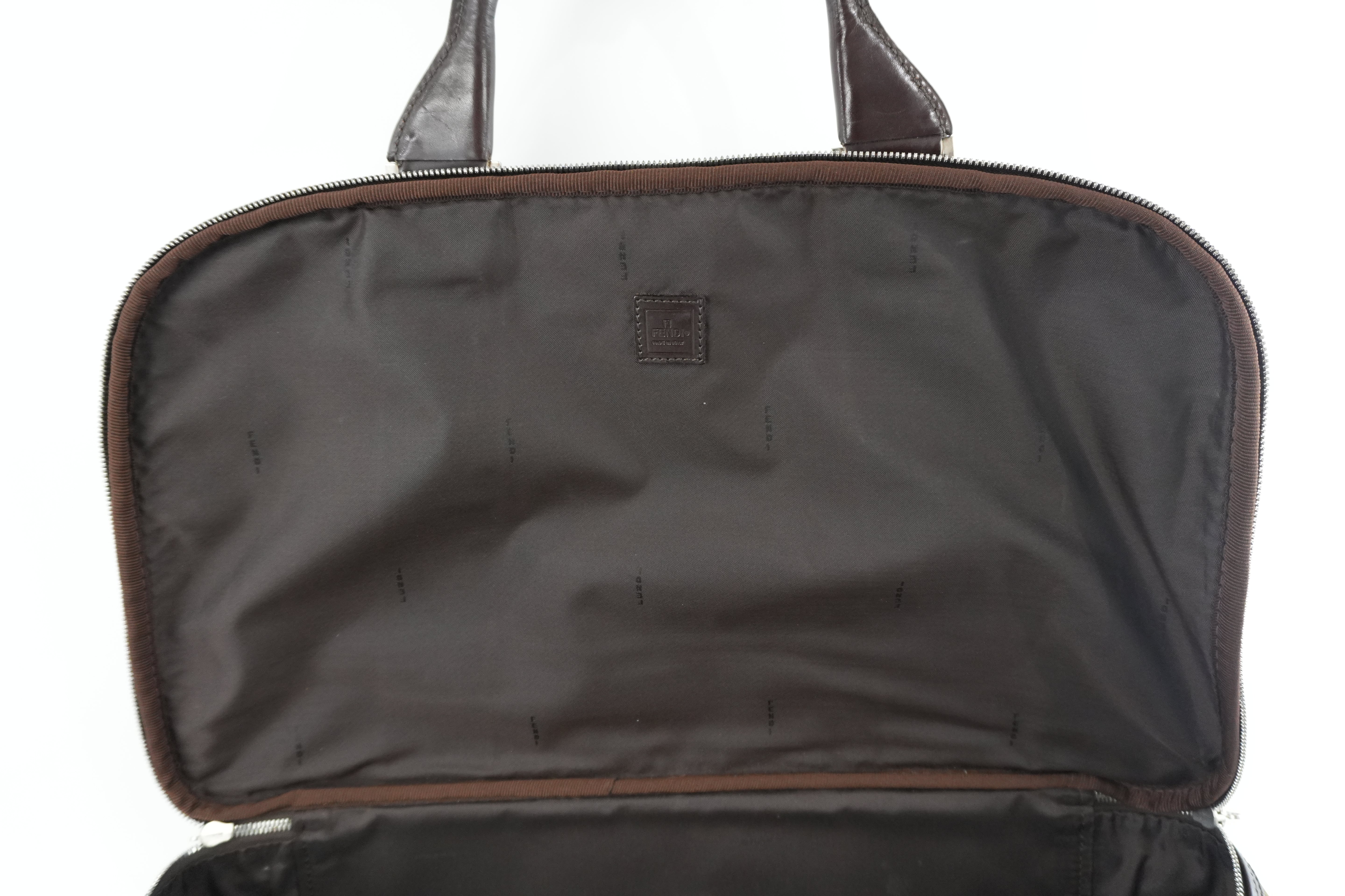 Fendi Zucca Duffle Bag Used