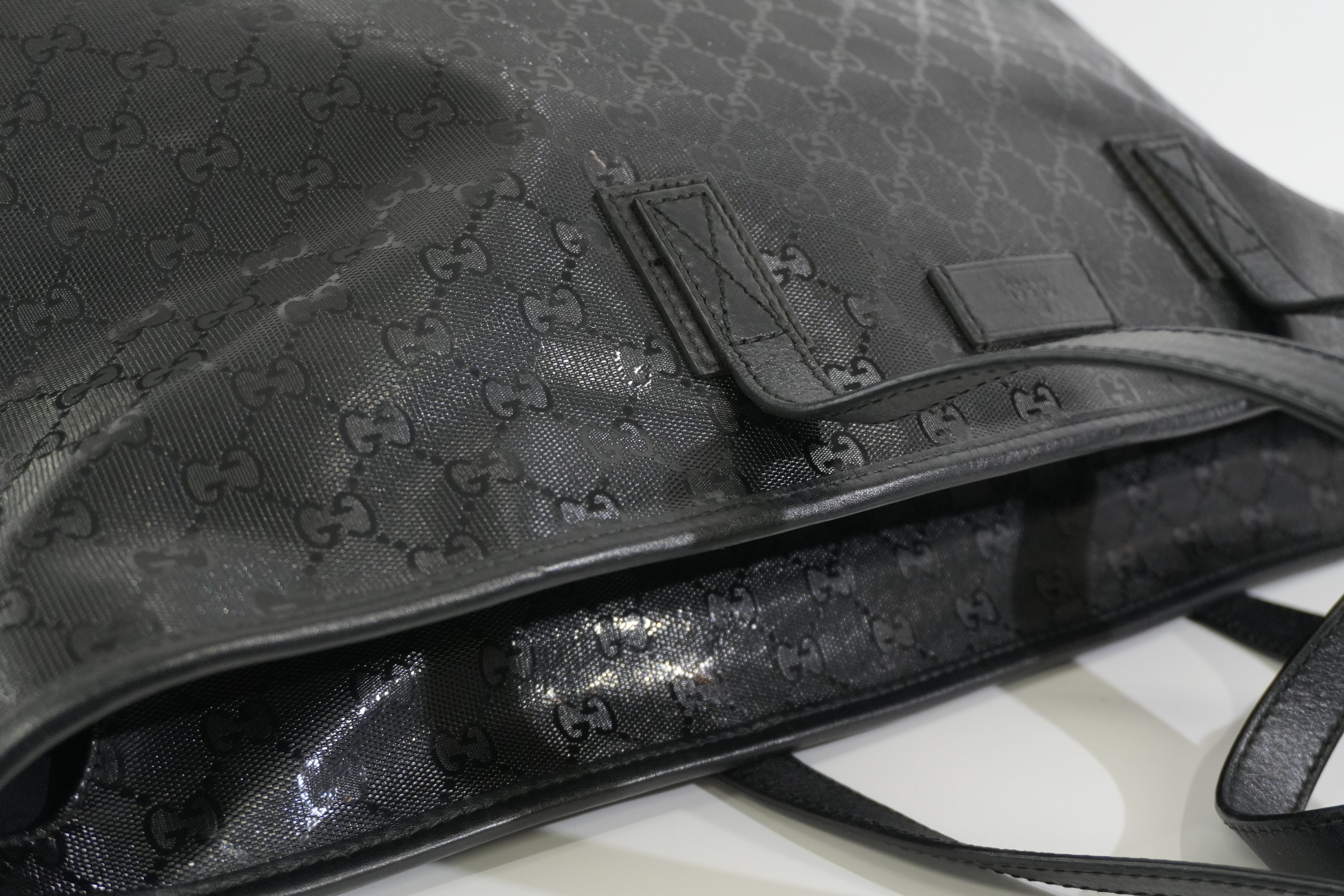 Pre-owned Gucci Guccisima Tote Bag Black