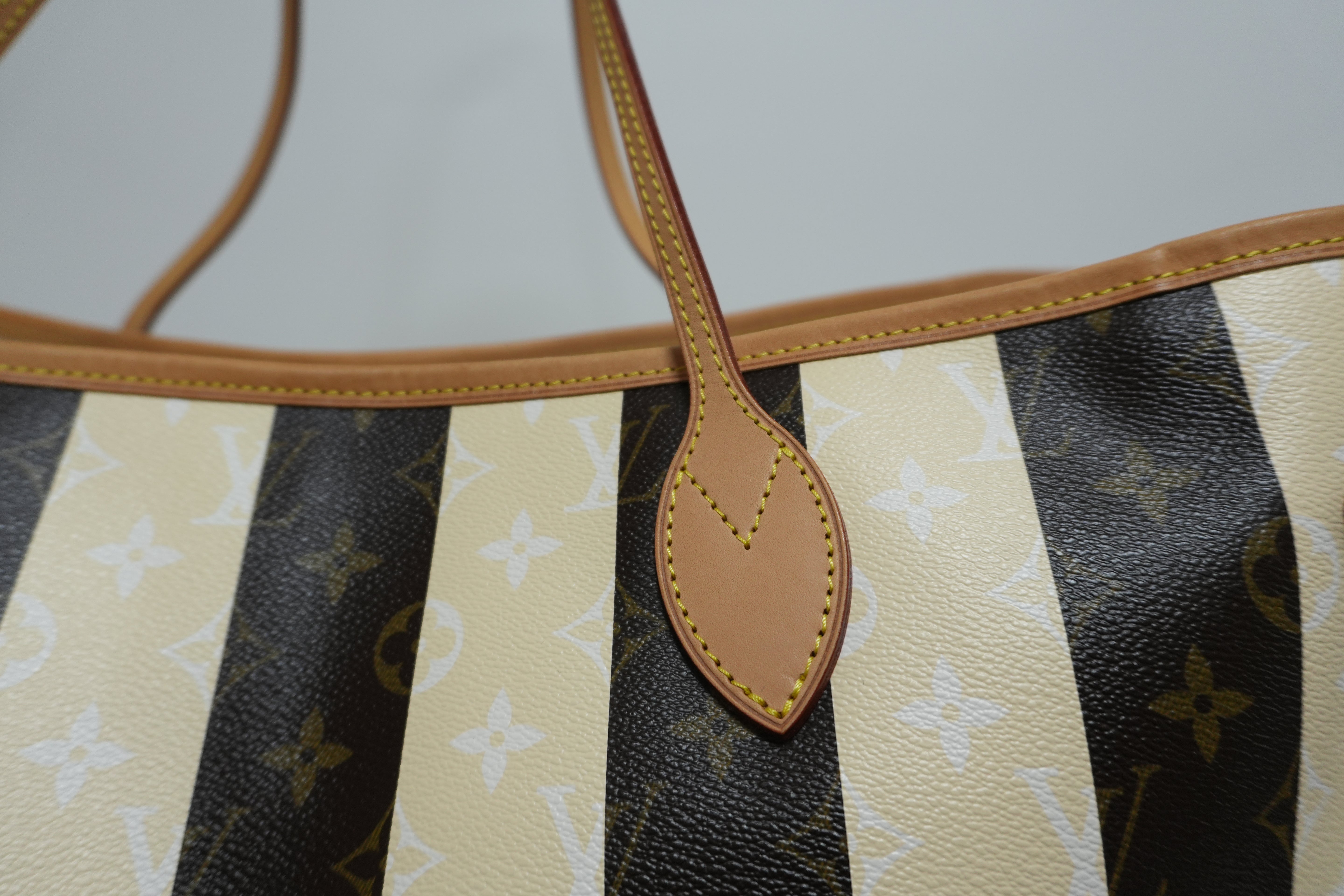 Louis Vuitton Limited Edition Rayures XL Neverfull Used