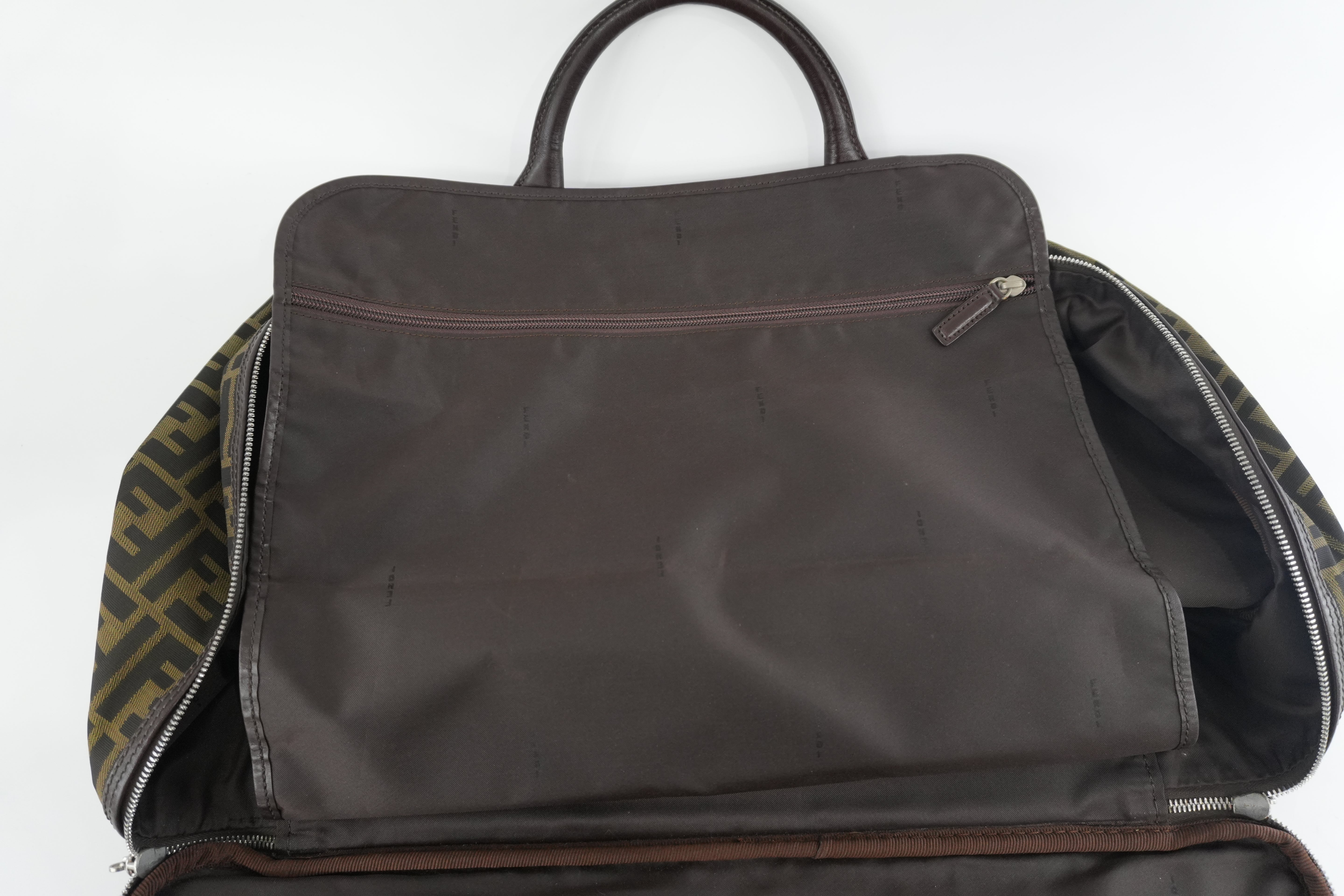 Fendi Zucca Duffle Bag Used