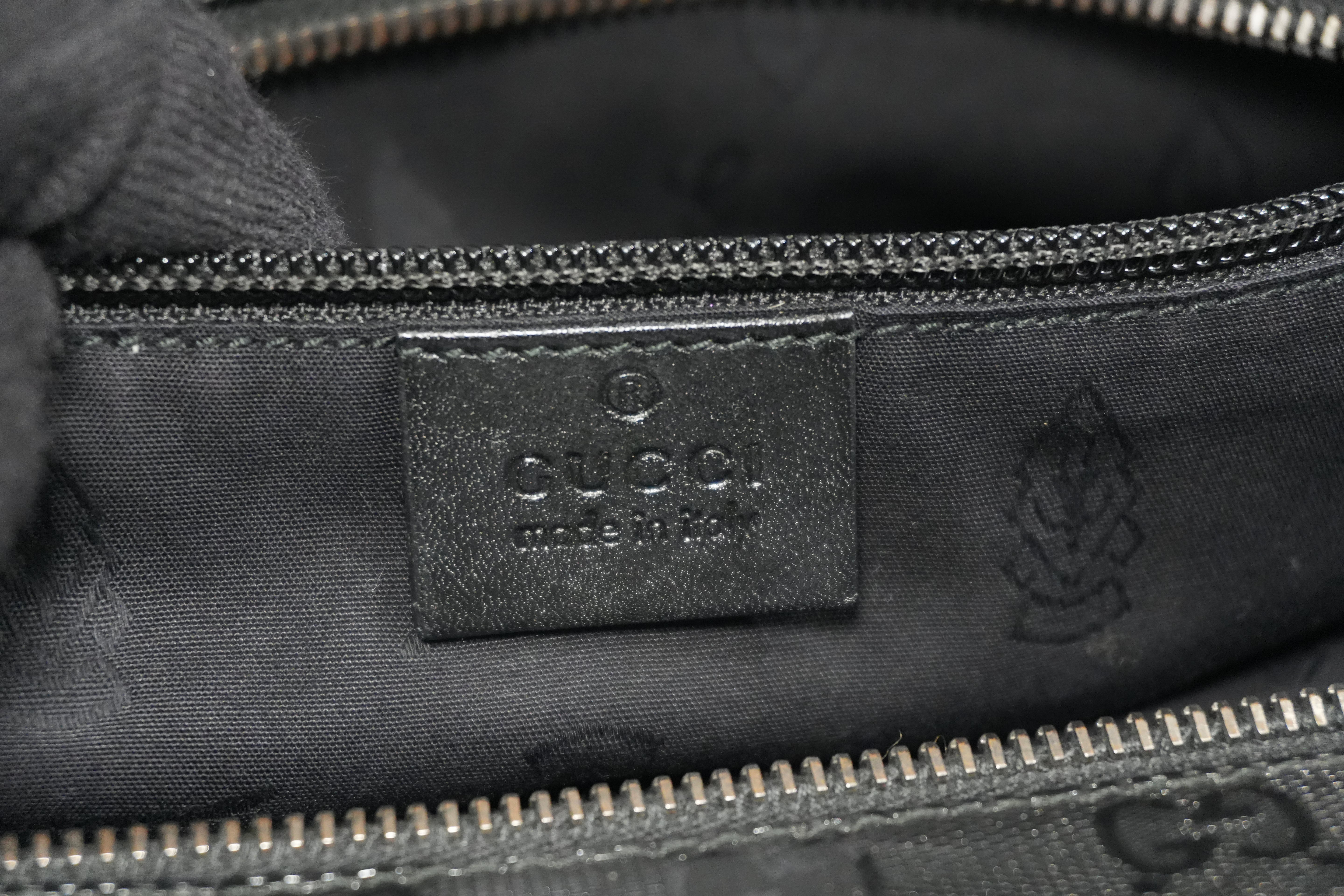 Pre-owned Gucci Guccisima Tote Bag Black