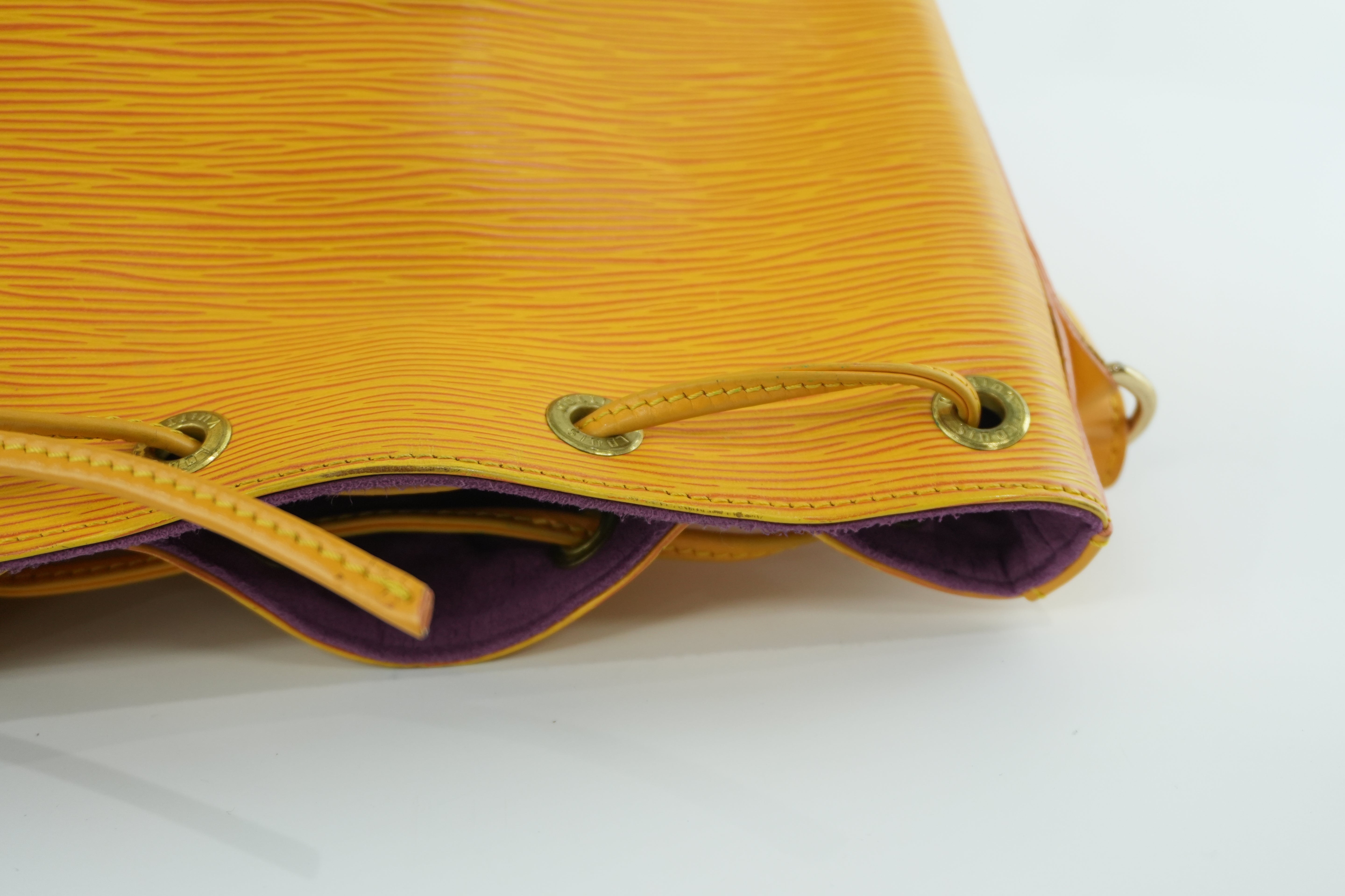 Louis Vuitton Noe PM Shoulder Bag Epi Yellow Used