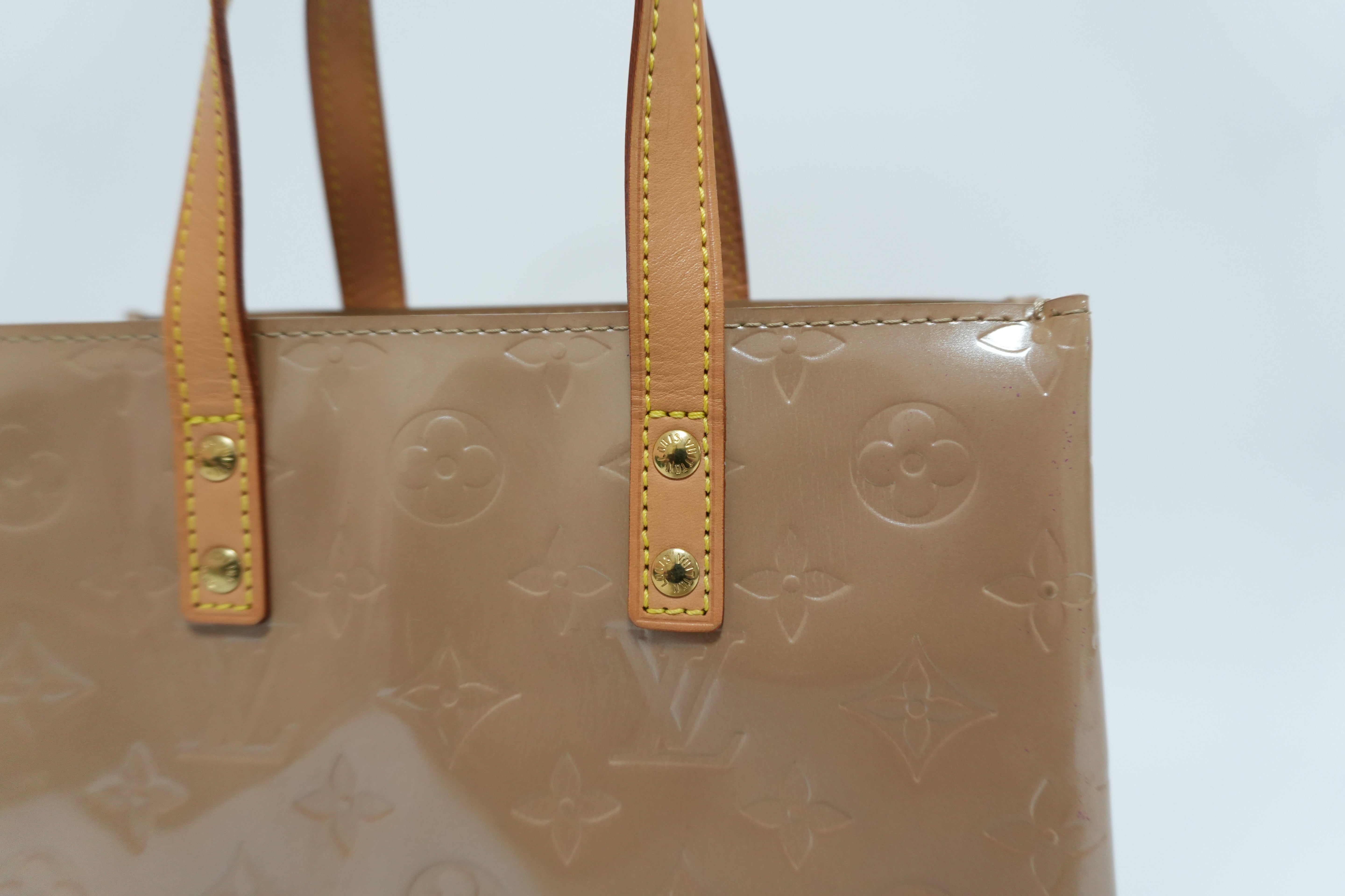 Louis Vuitton Vernis Reade PM Beige Used