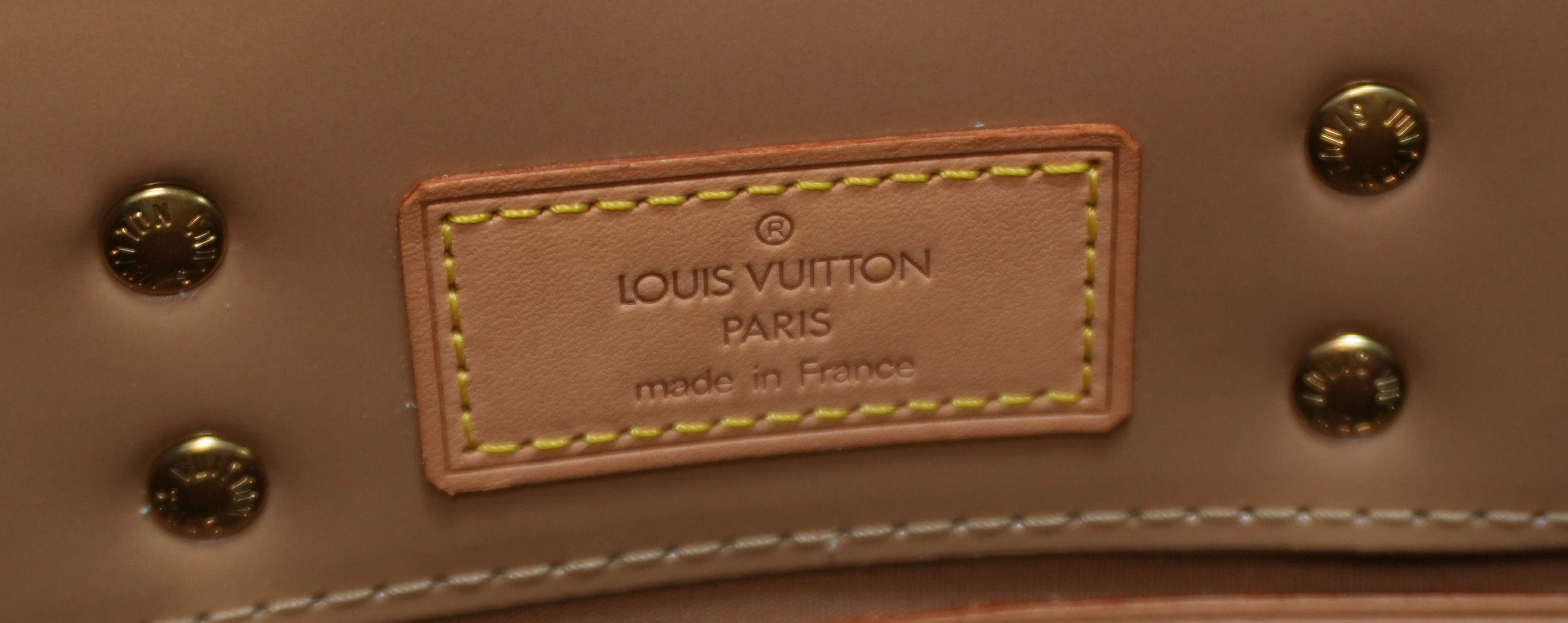 Louis Vuitton Vernis Reade PM Beige Used