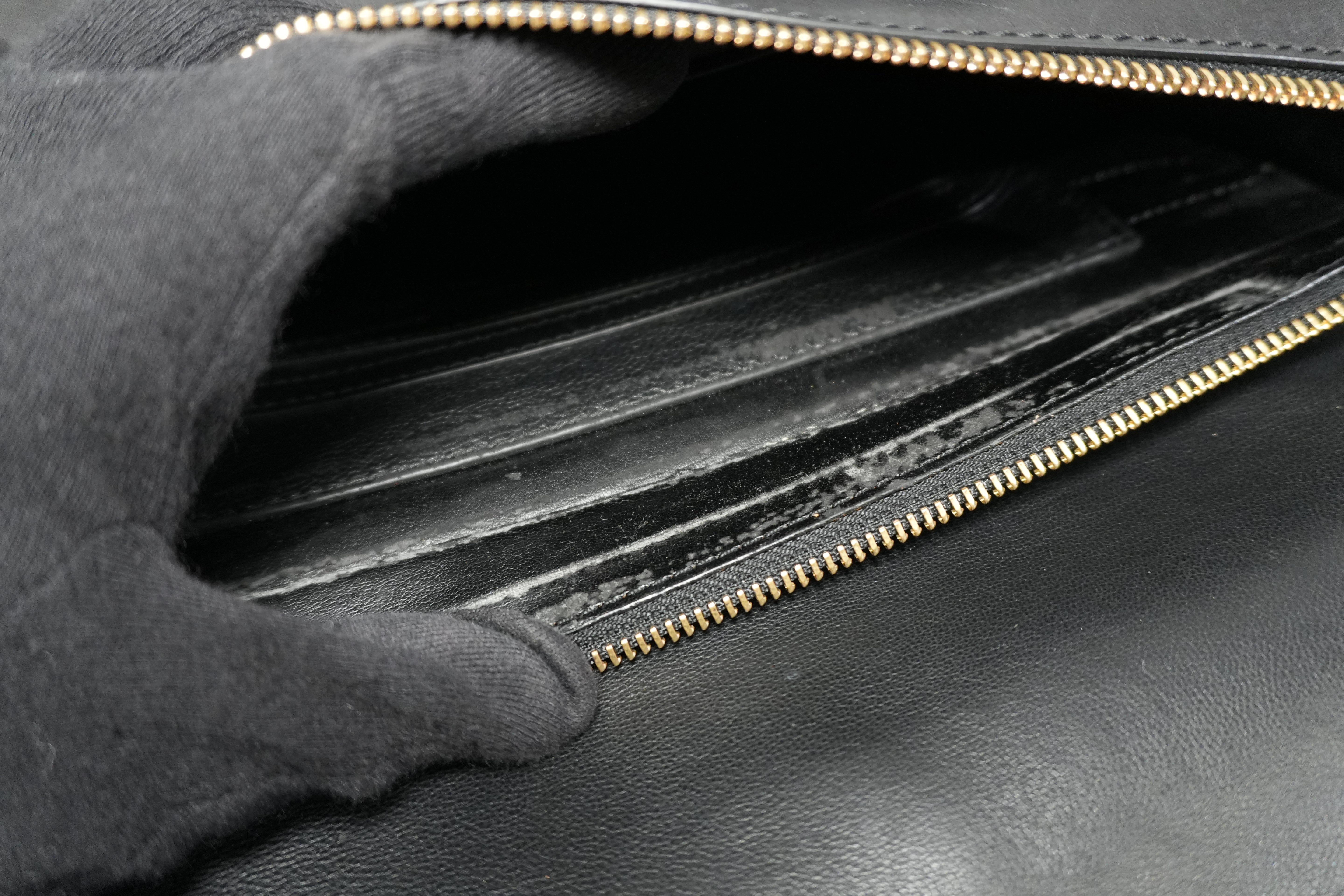 Pre-owned Celine Trapeze Two Way Shoulder Bag Tricolor Blue