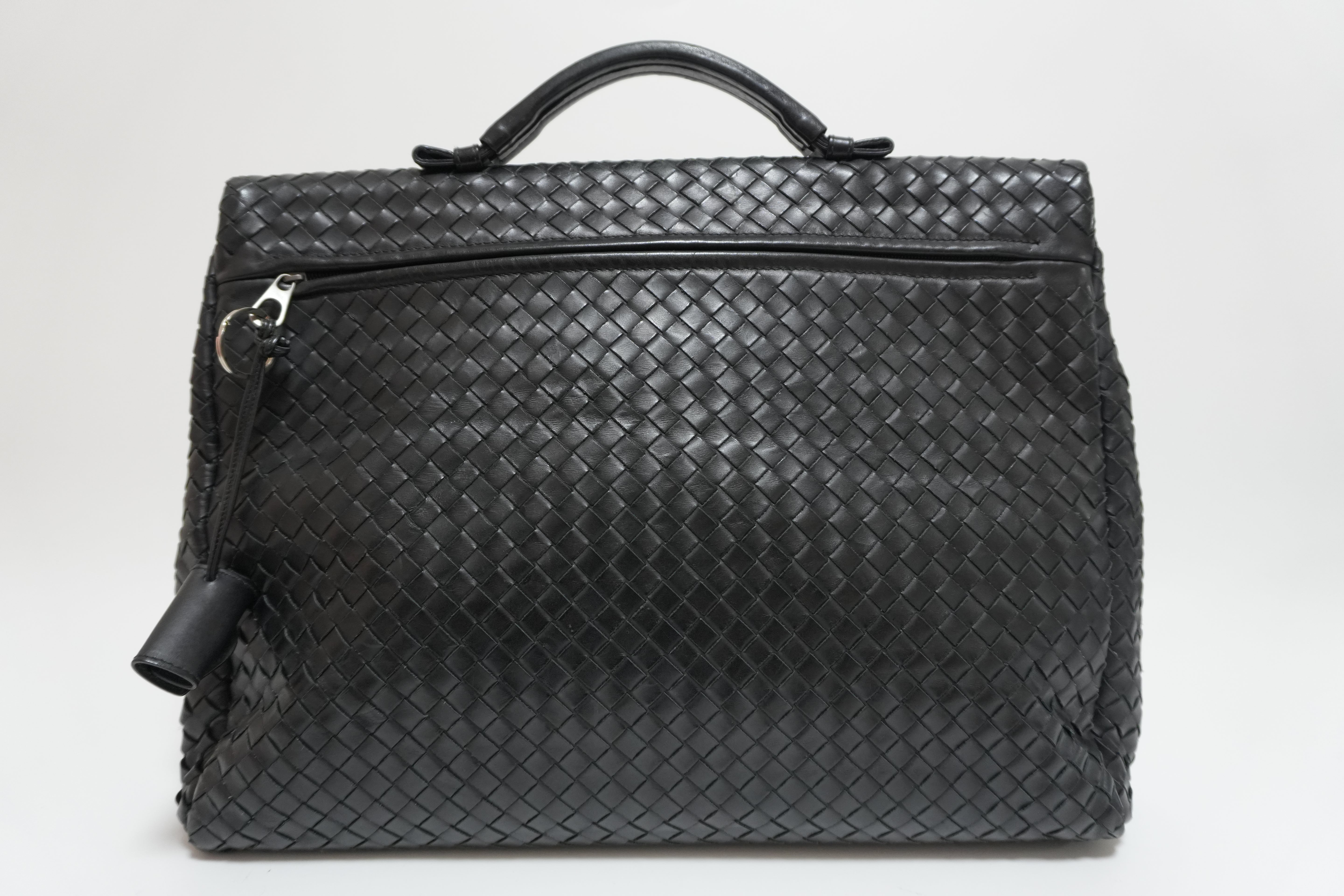 Bottega Veneta Intrecciato Briefcase Leather Used