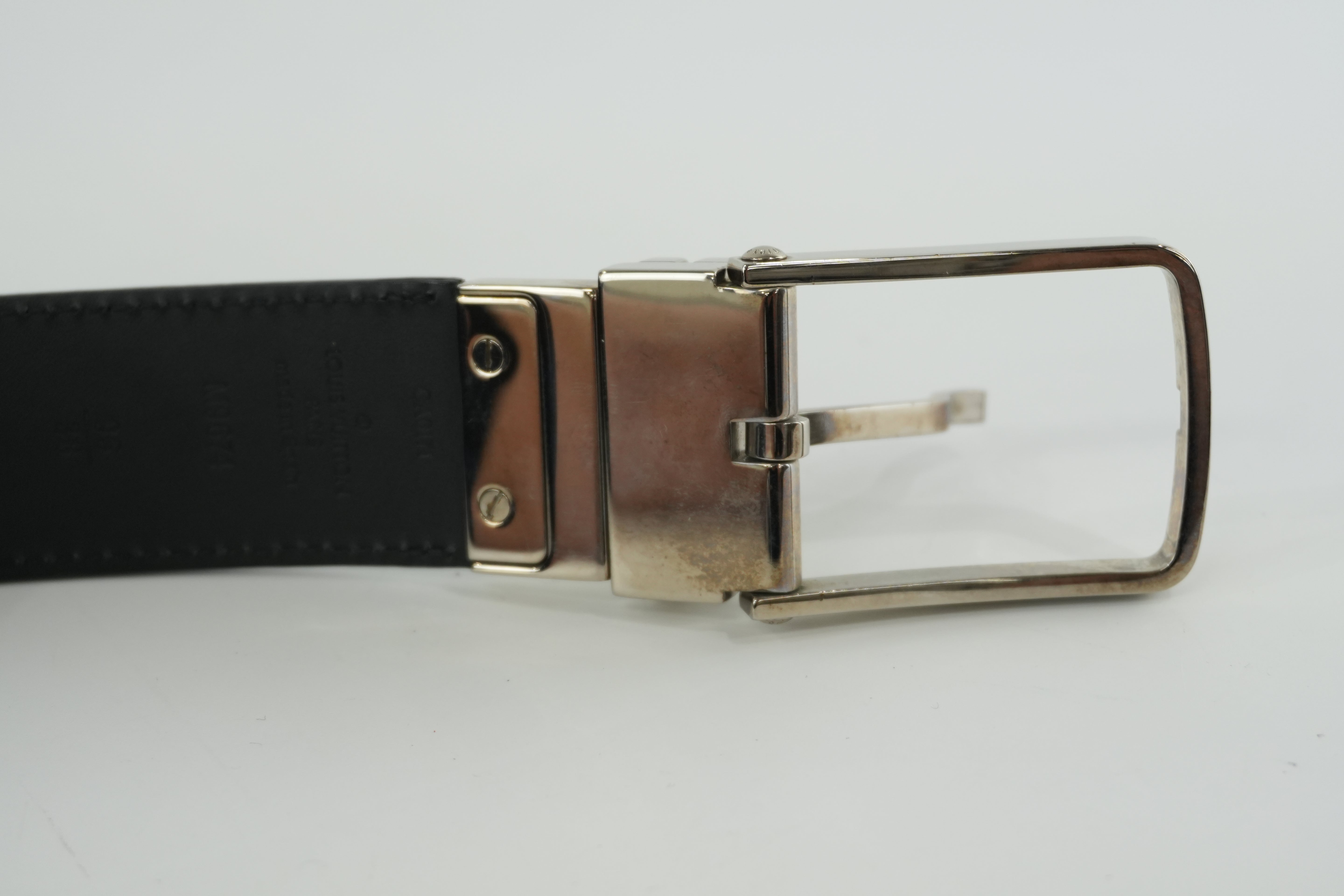 Louis Vuitton Belt Size 95 Black Used