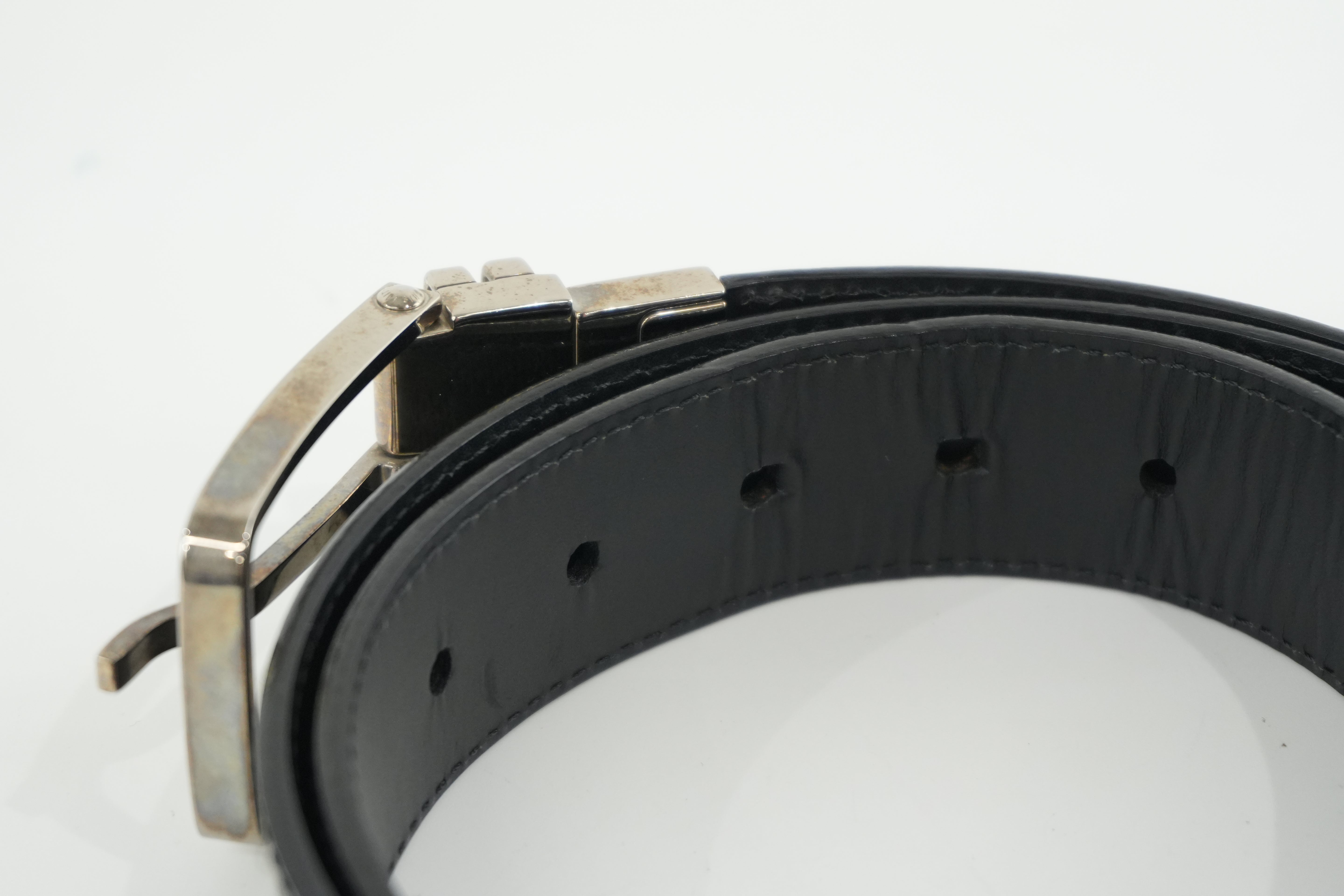 Louis Vuitton Belt Size 95 Black Used