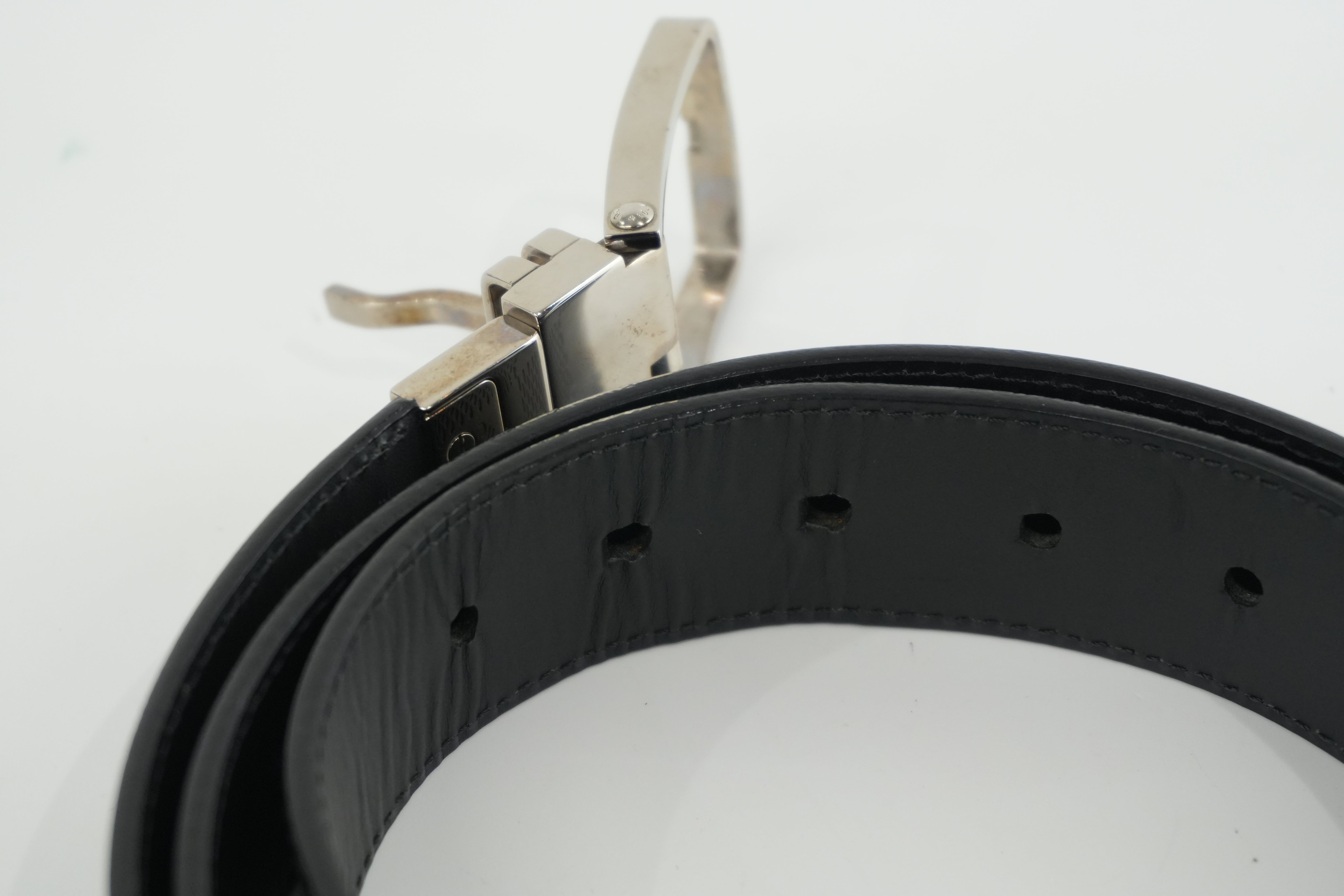 Louis Vuitton Belt Size 95 Black Used
